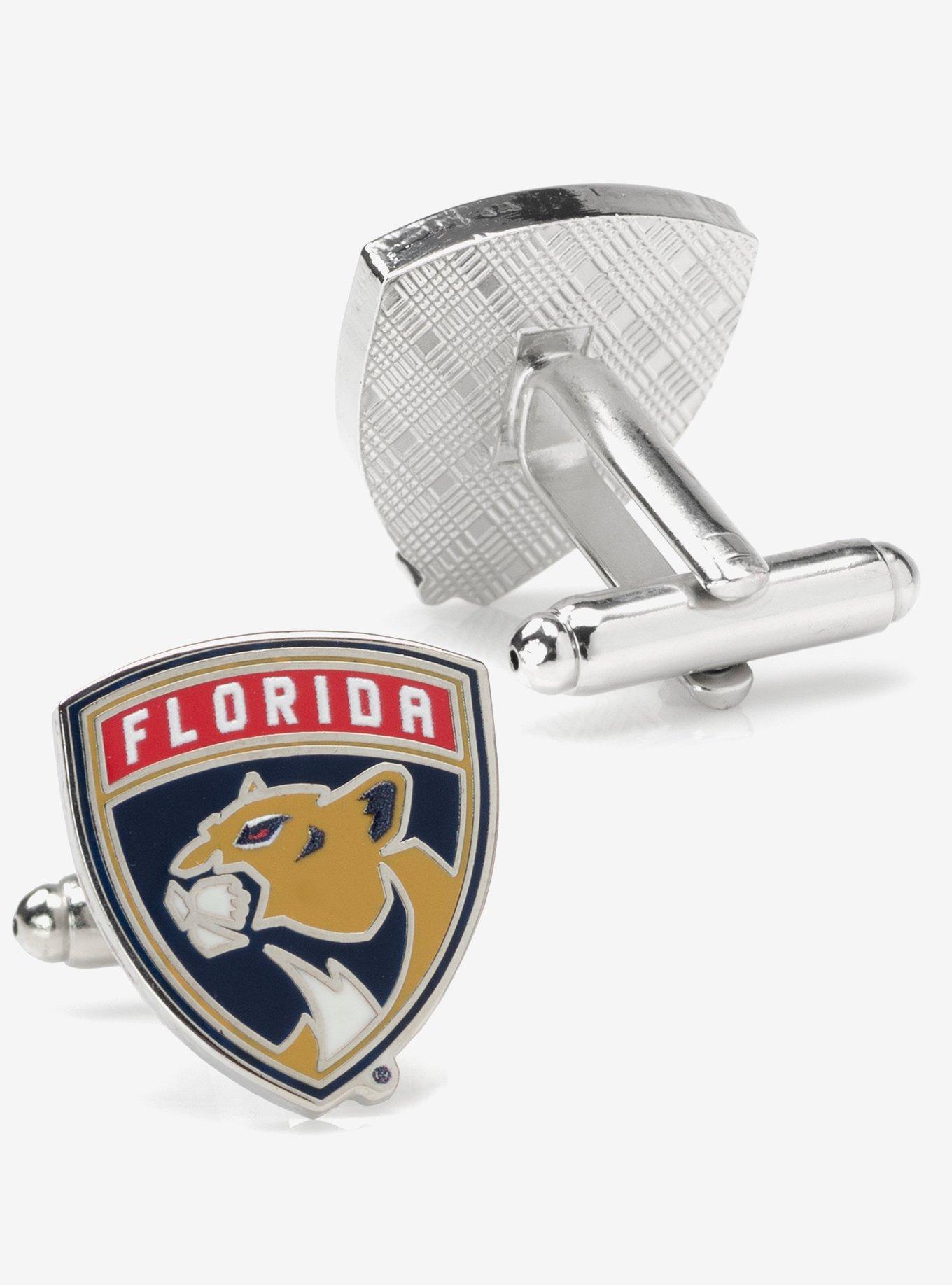 NHL Florida Panthers Shield Cufflinks, , alternate