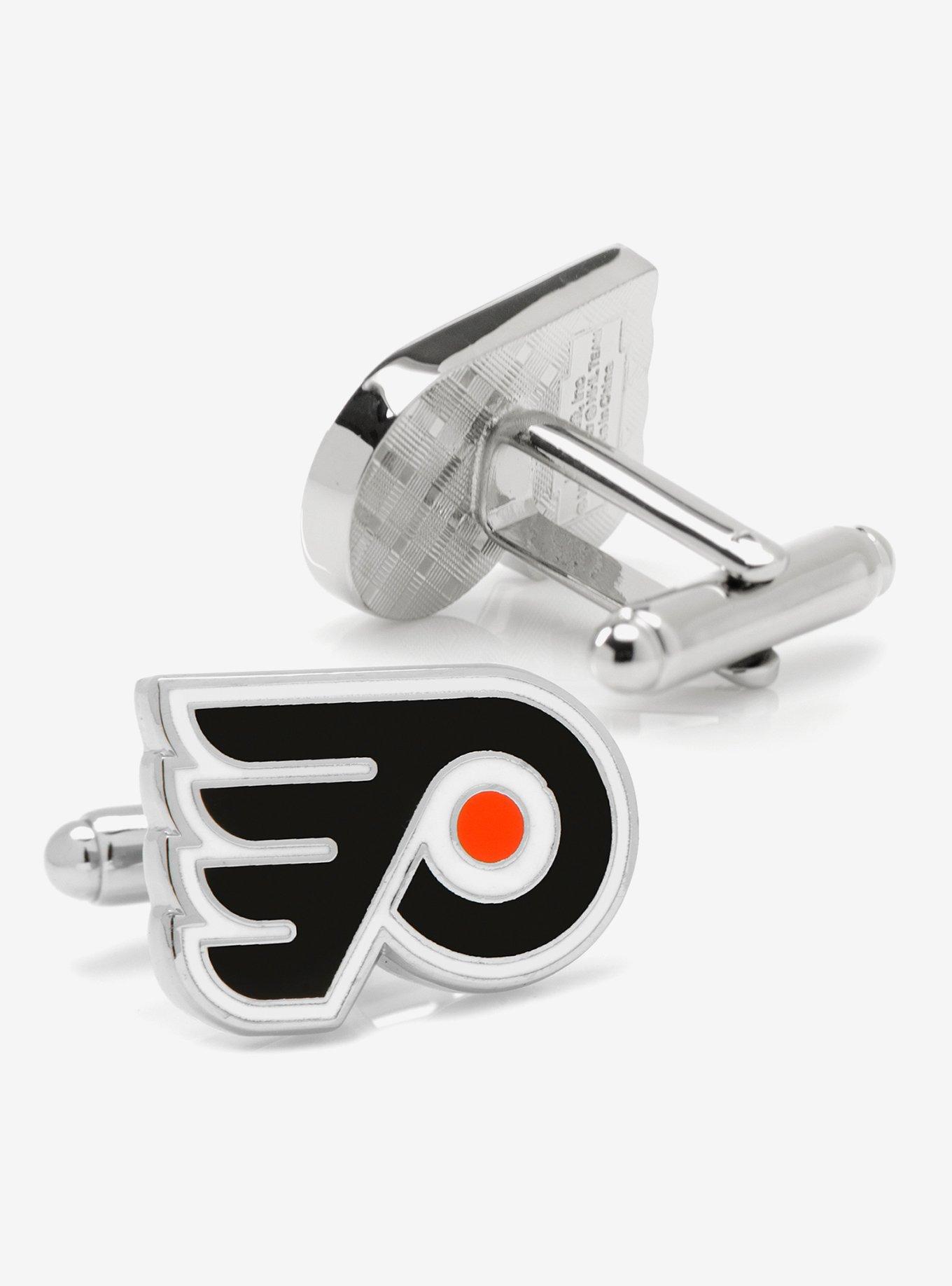 NHL Philadelphia Flyers Silver Cufflinks, , hi-res