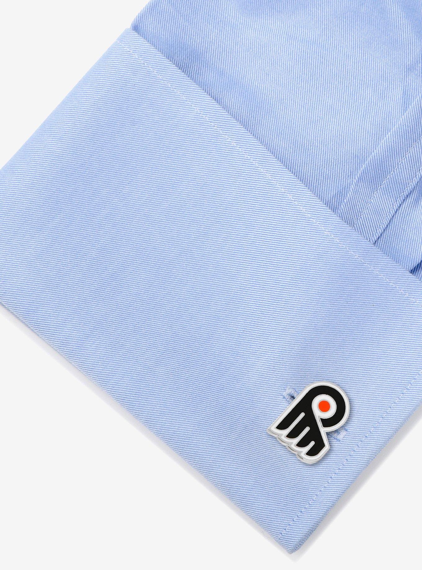 NHL Philadelphia Flyers Silver Cufflinks, , alternate