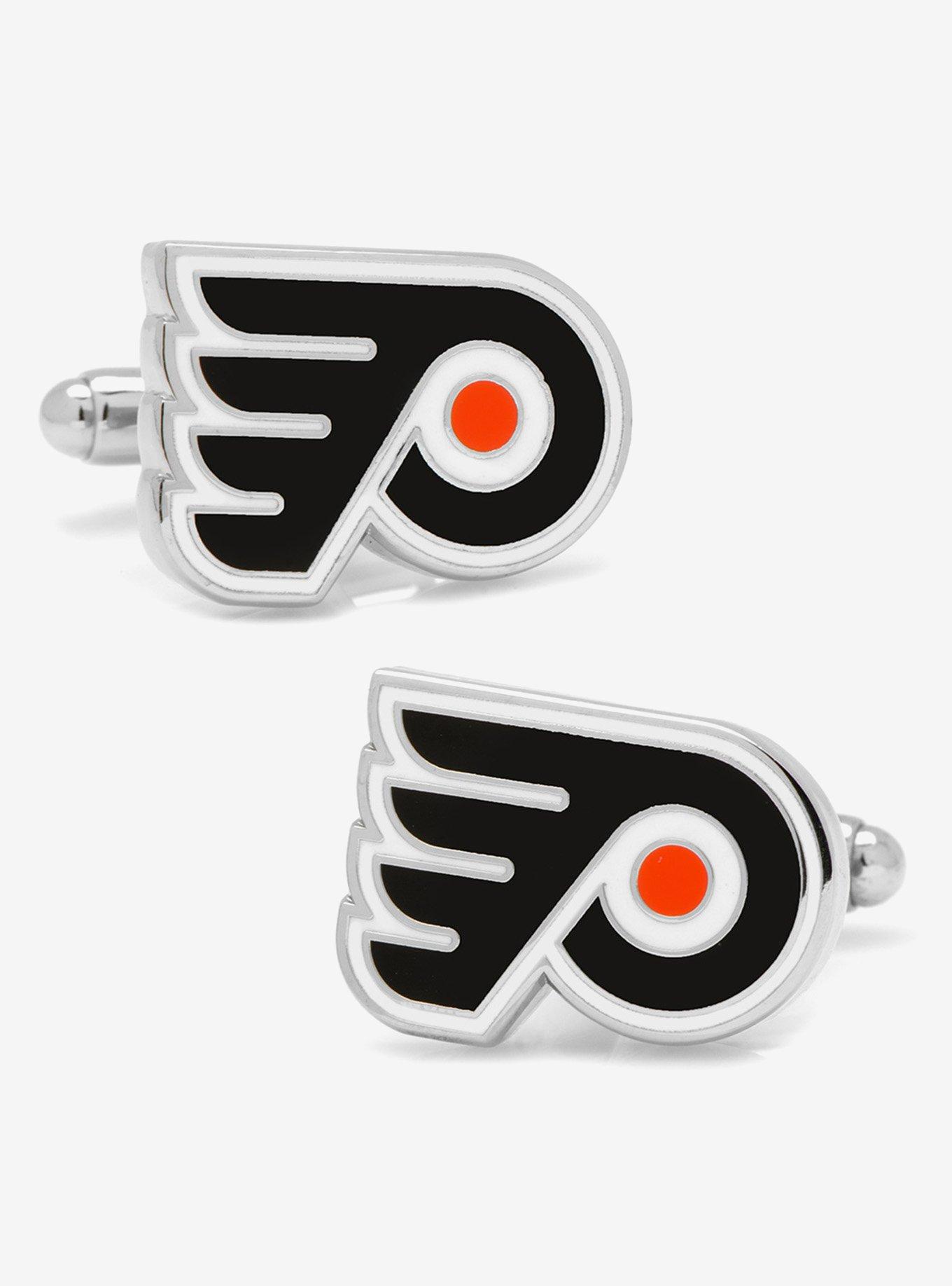 NHL Philadelphia Flyers Silver Cufflinks, , alternate