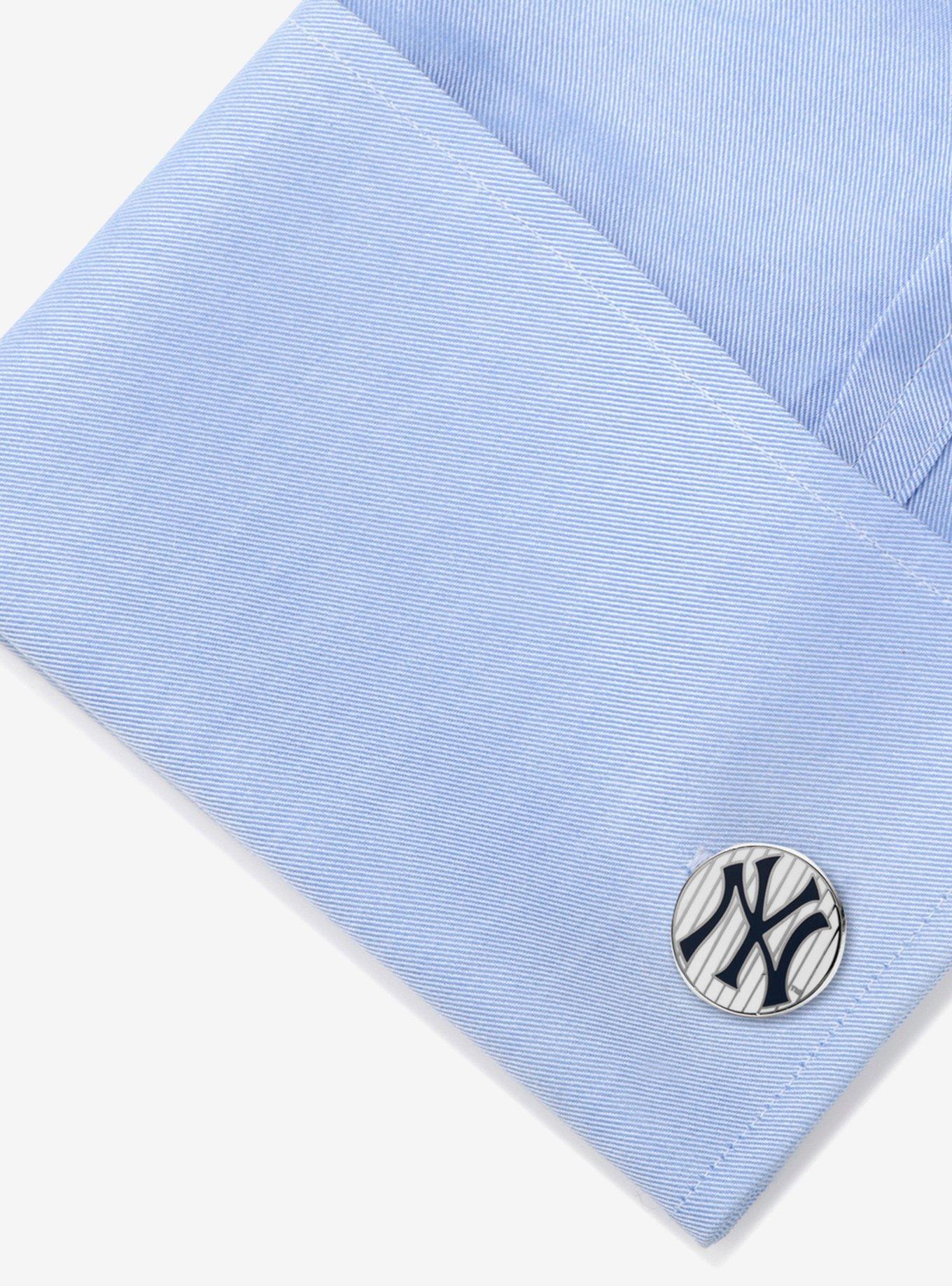 MLB New York Yankees Pinstripe Cufflinks, , alternate