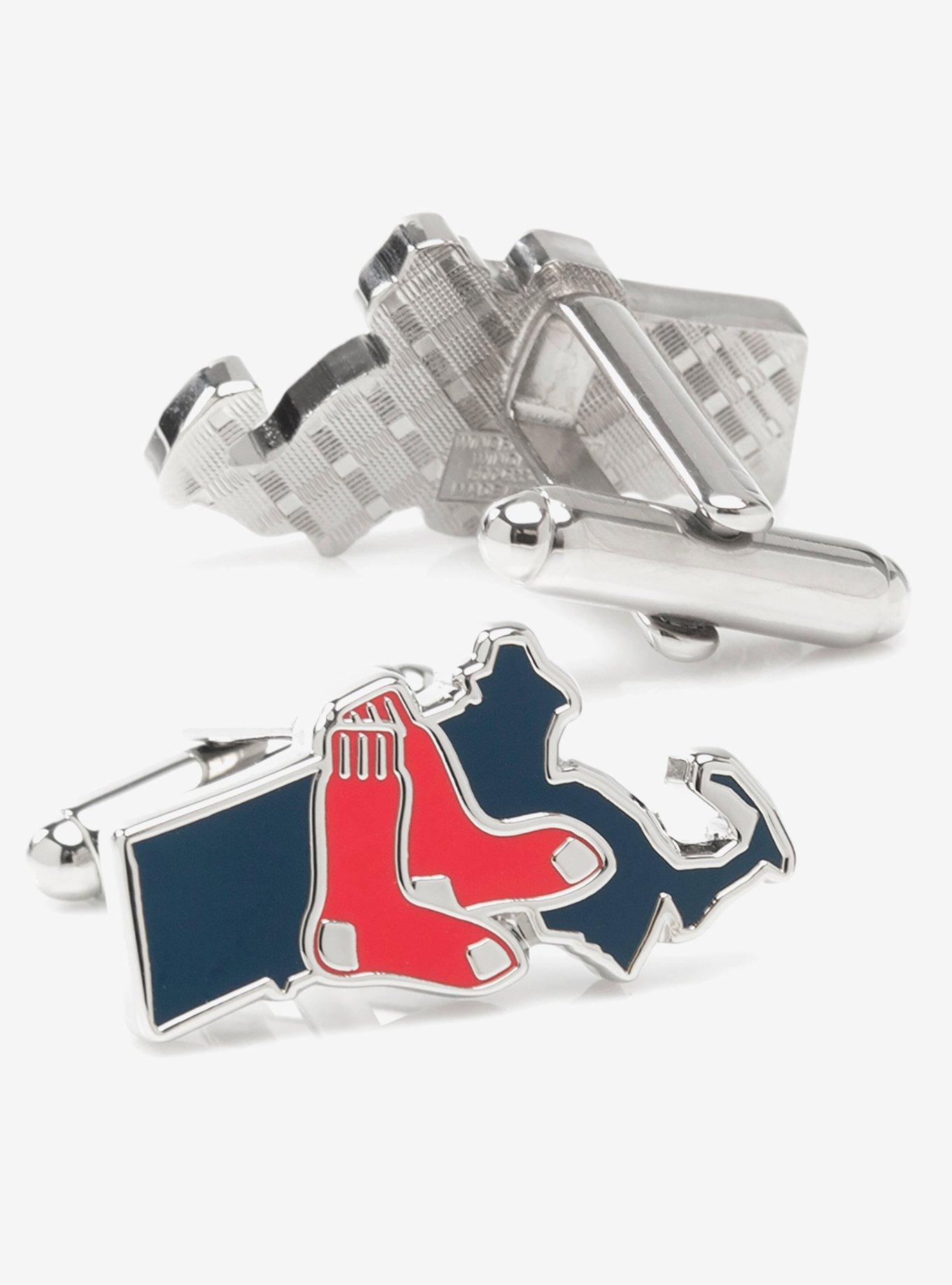 MLB Boston Red Sox State Shaped Cufflinks, , hi-res