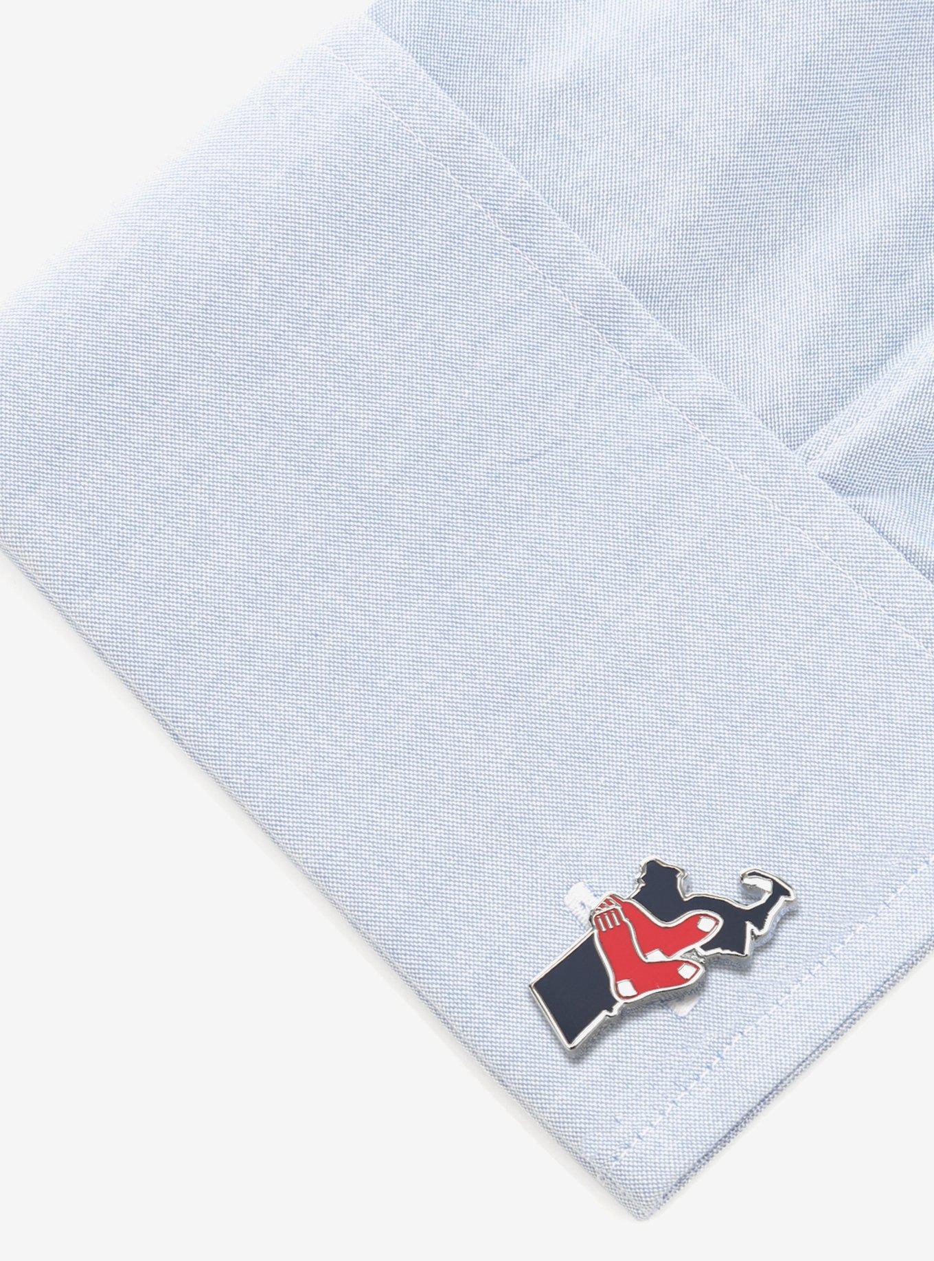 MLB Boston Red Sox State Shaped Cufflinks, , alternate