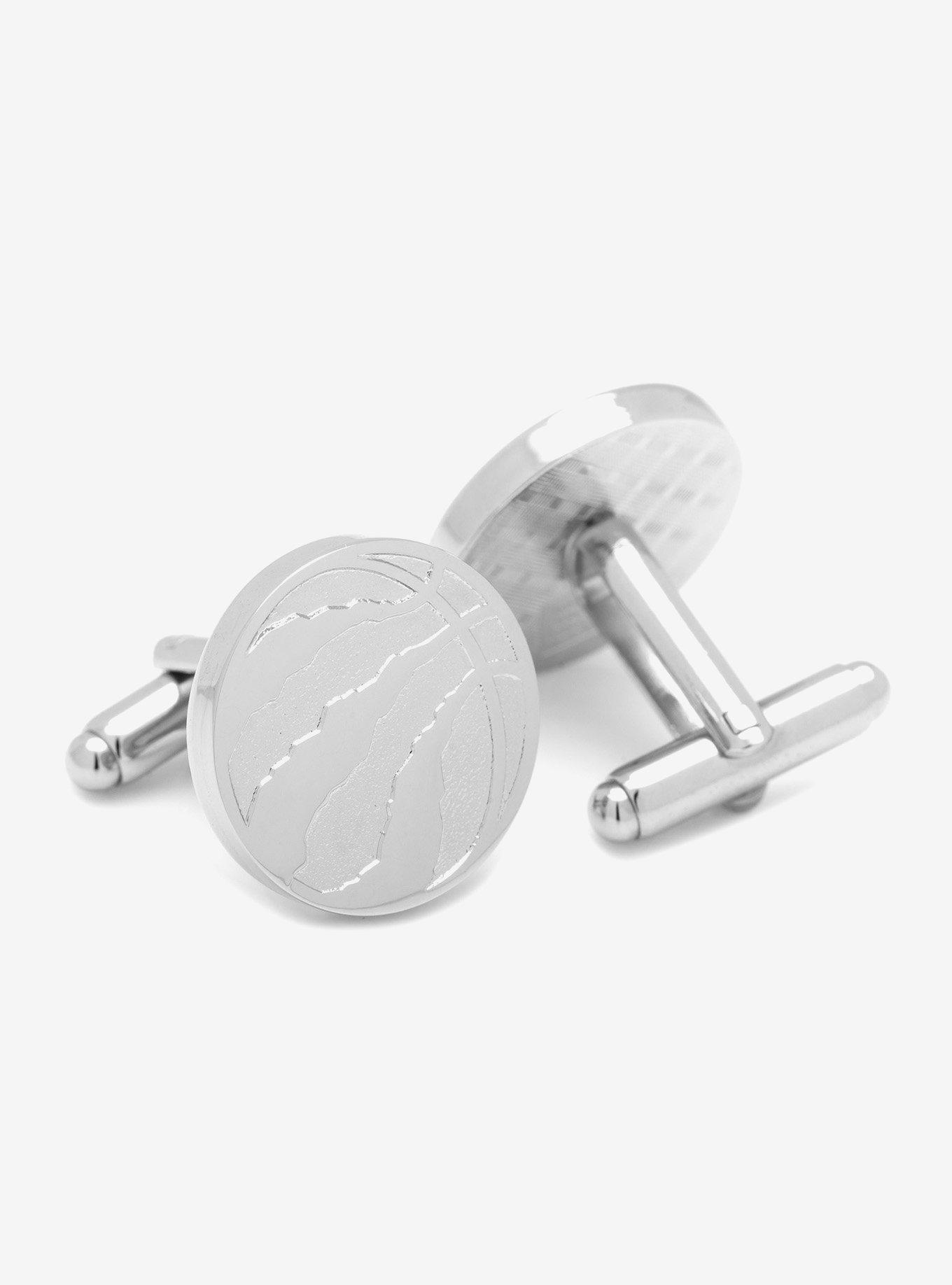 NBA Toronto Raptors Silver Edition Cufflinks, , hi-res