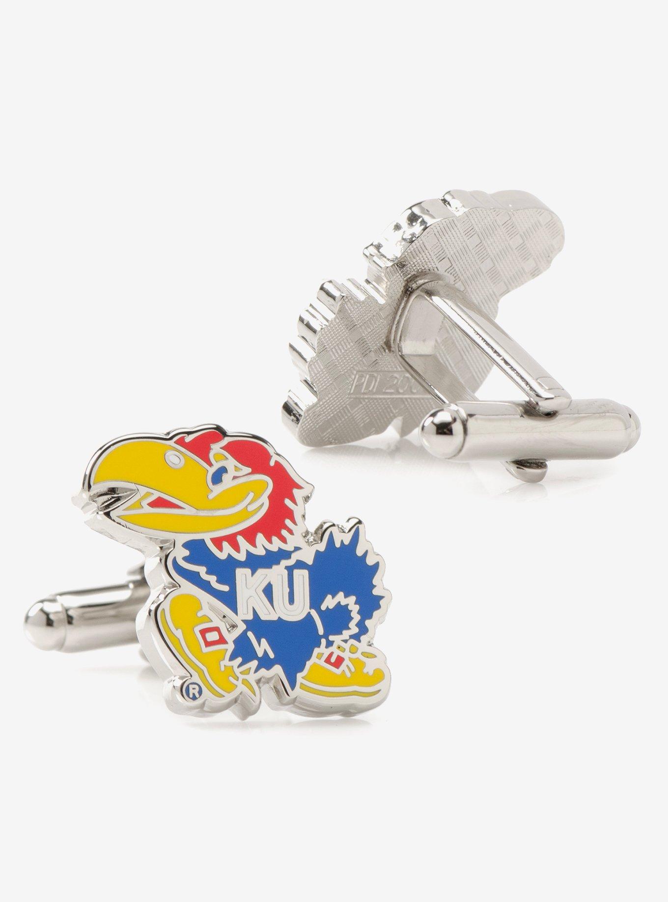 NCAA University of Kansas Jayhawks Cufflinks, , hi-res