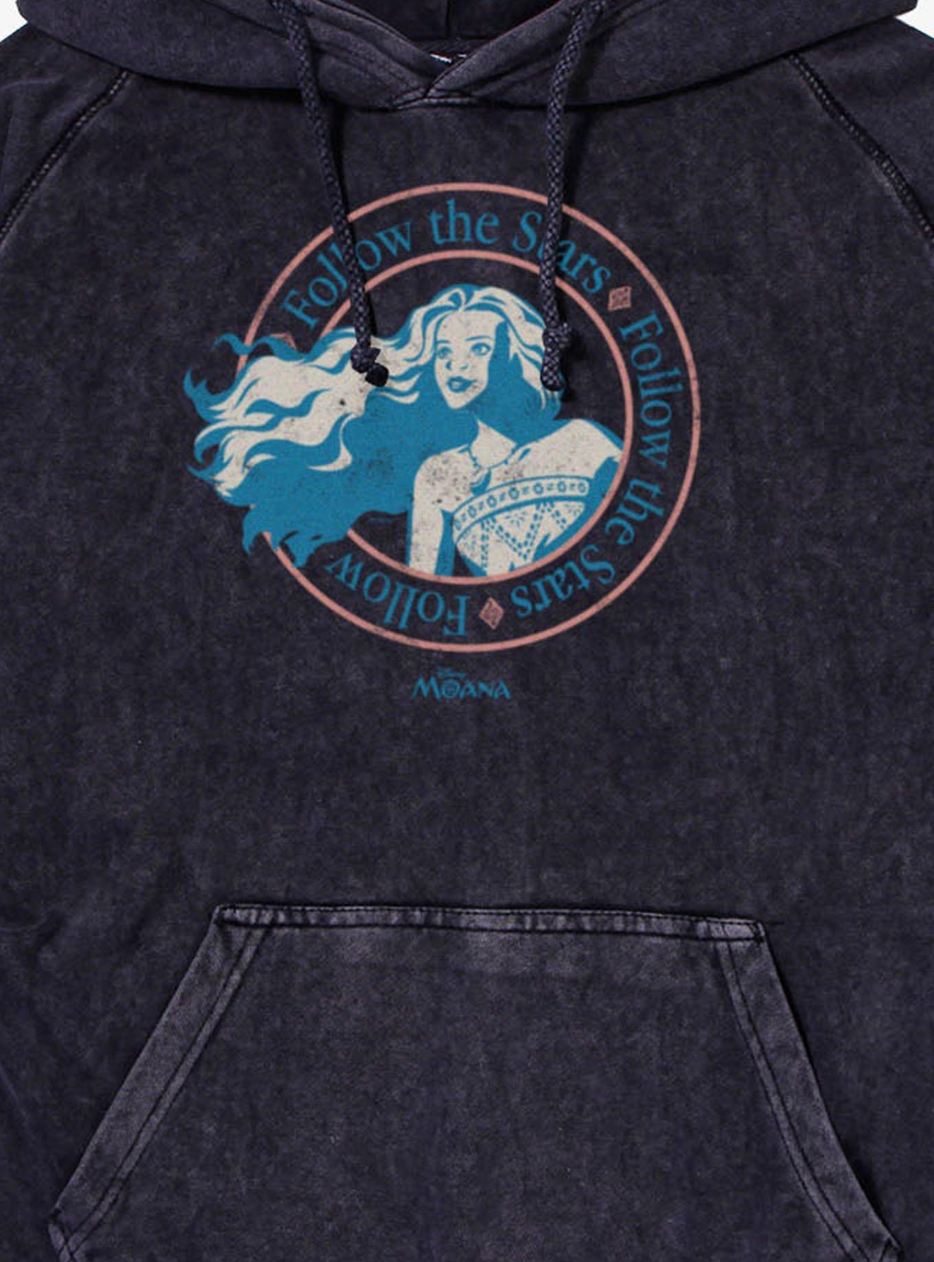 Disney Moana Follow The Stars Crest Vintage Mineral Washed Hoodie Box Lunch Exclusive, , hi-res