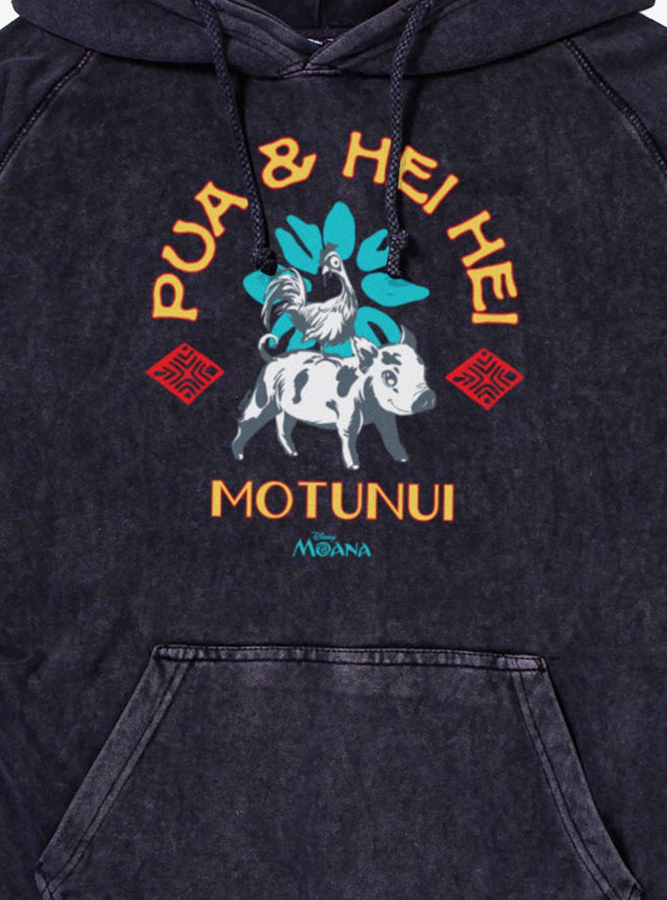 Disney Moana Pua And Hei Hei Ride Motunui Vintage Mineral Washed Hoodie Box Lunch Exclusive, , hi-res