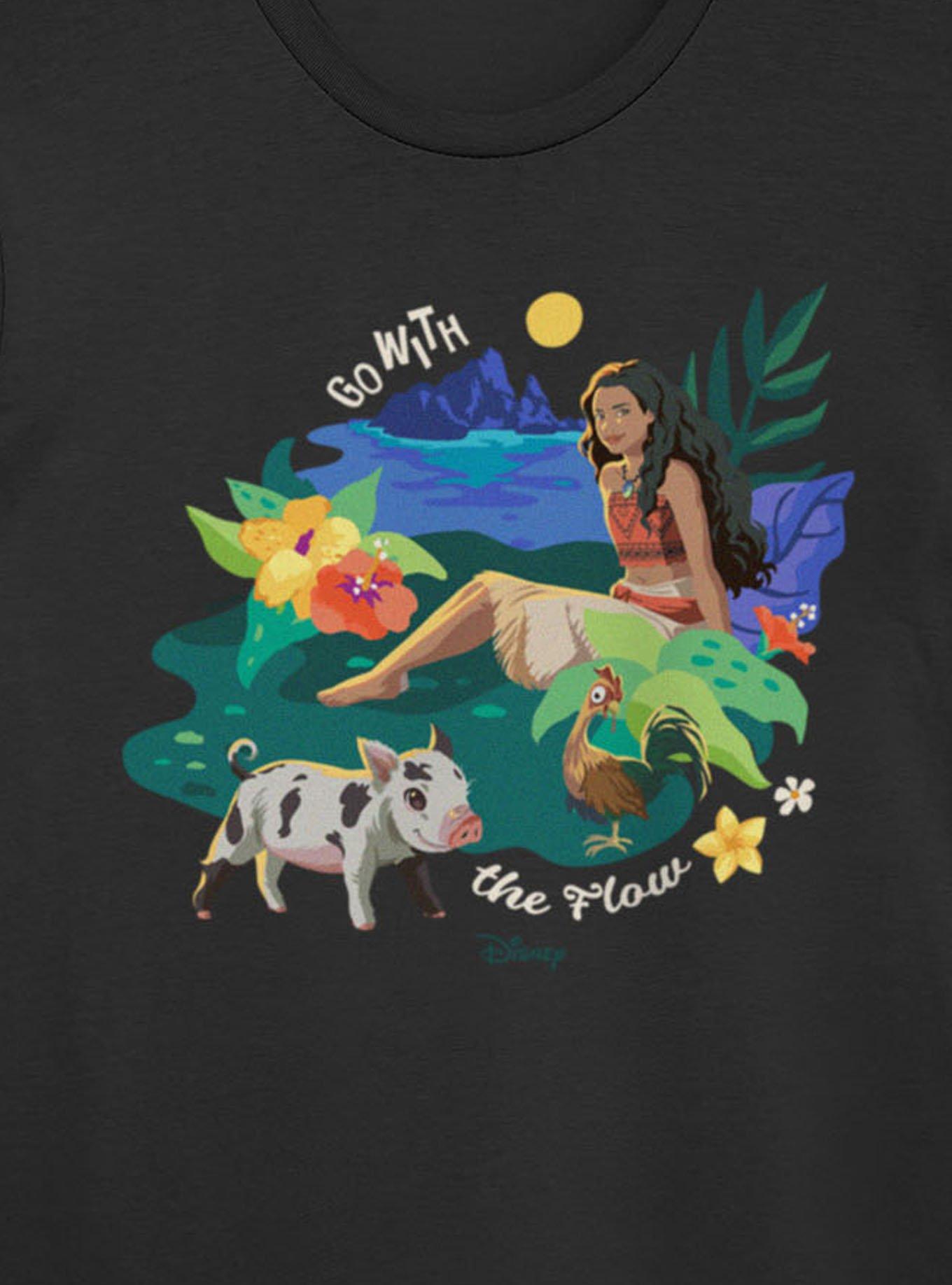 Disney Moana Go With The Flow T-Shirt, , hi-res