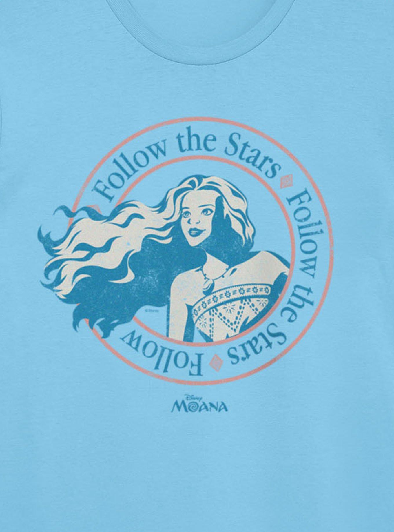 Disney Moana Follow The Stars Crest T-Shirt Box Lunch Exclusive, , hi-res