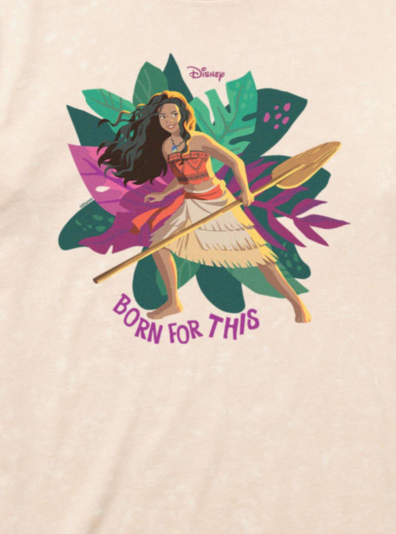 Disney Moana Born For This Mineral Wash T-Shirt, , hi-res
