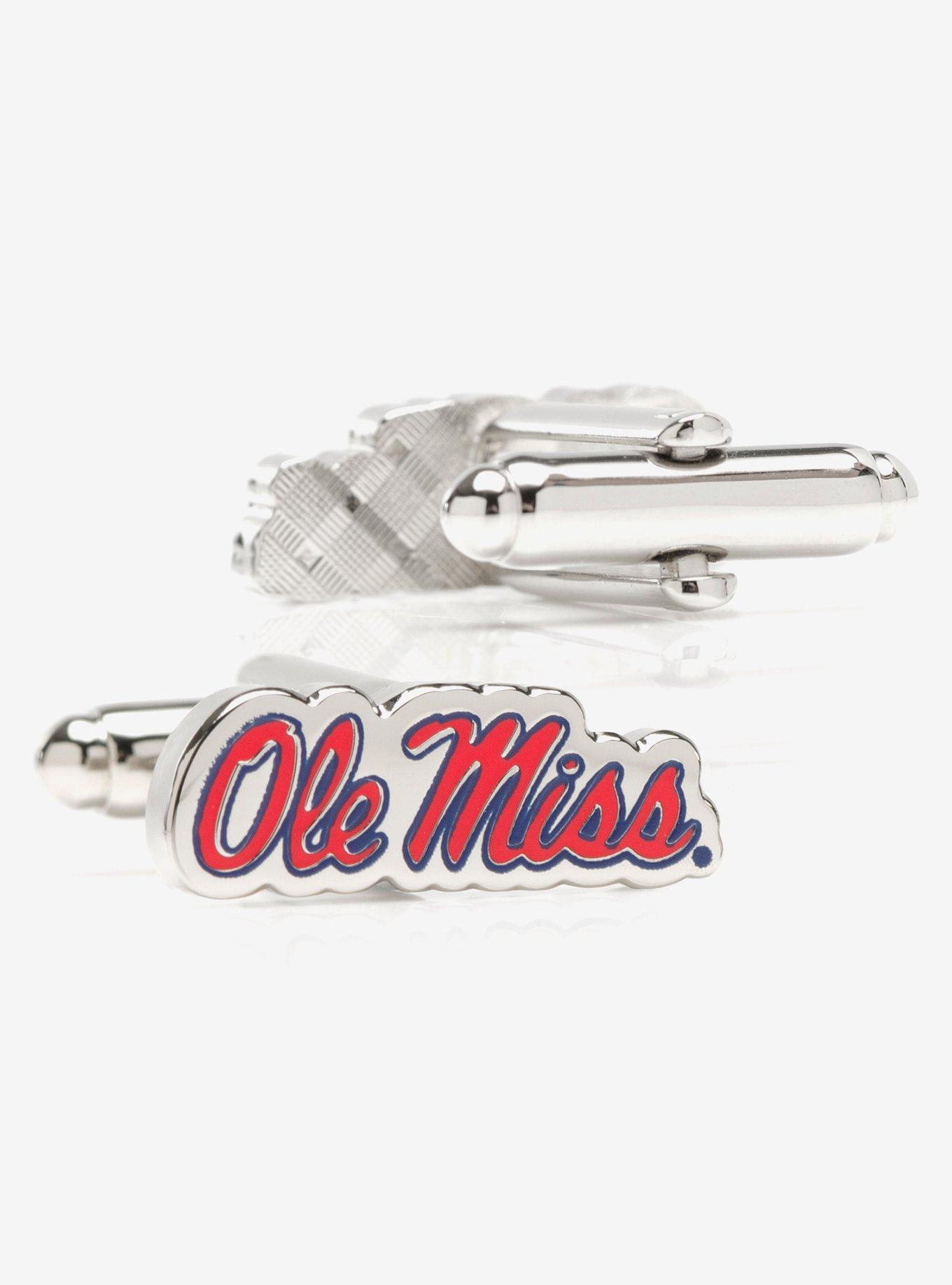 NCAA Ole Miss University Rebels Cufflinks, , hi-res