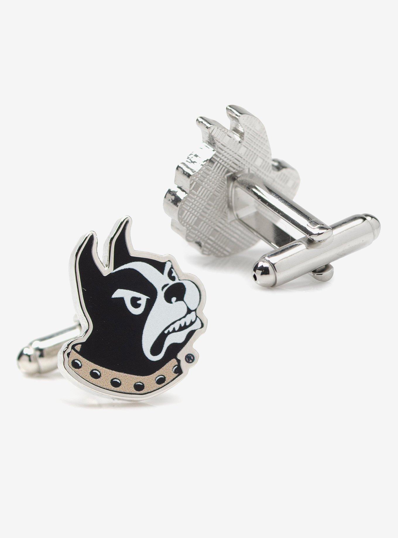 NCAA Wofford College Terrier Mascot Cufflinks, , alternate