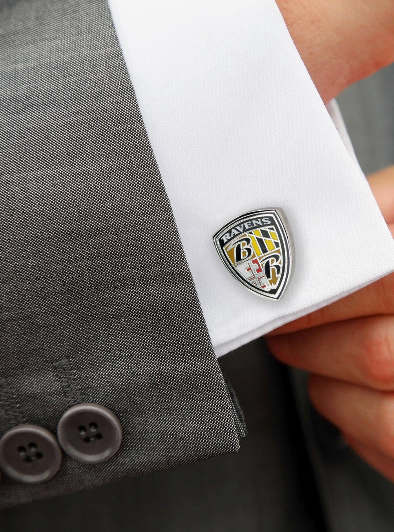 NFL Baltimore Ravens Shield Cufflinks, , hi-res