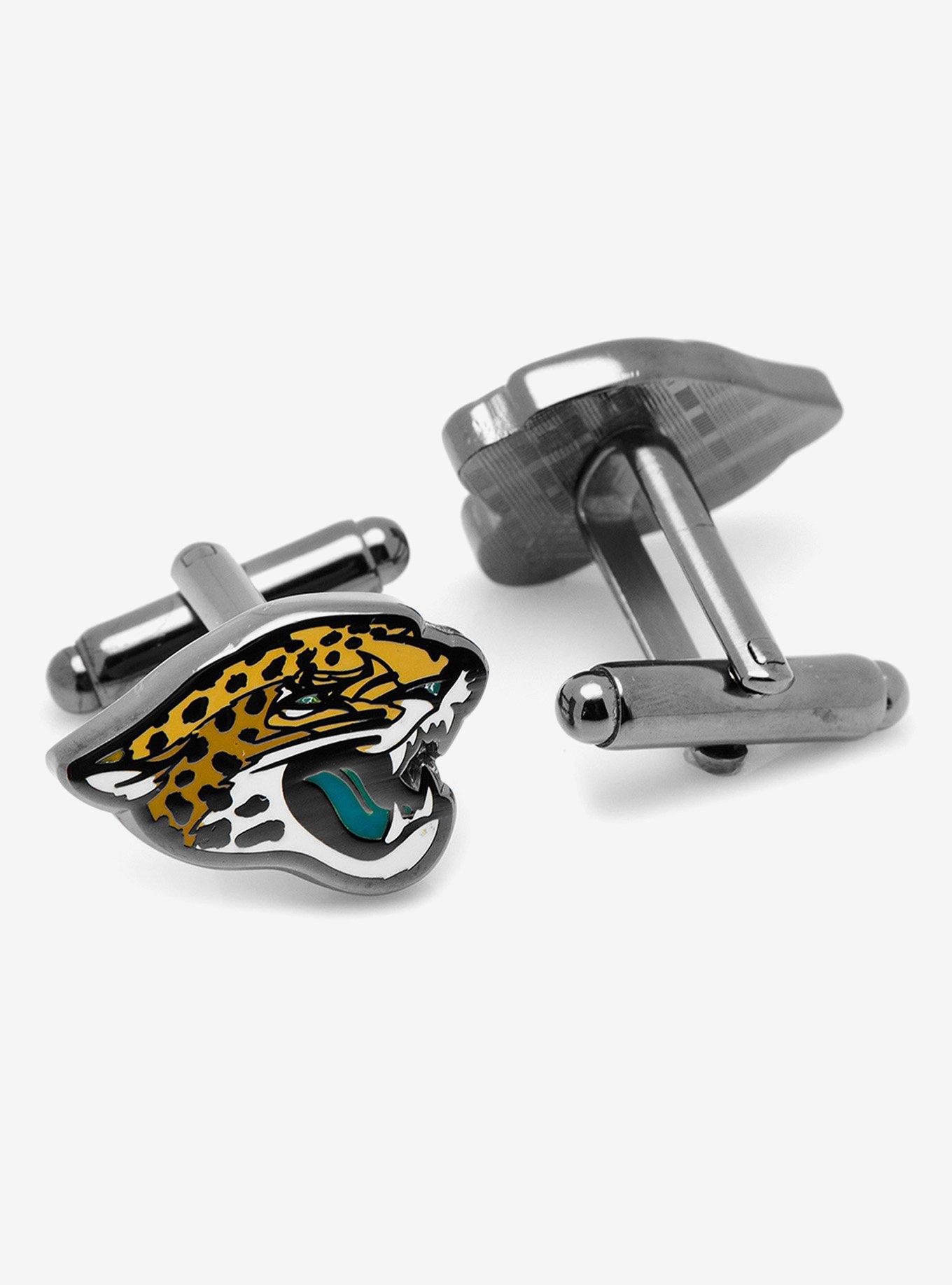 NFL Jacksonville Jaguars Black Cufflinks, , hi-res