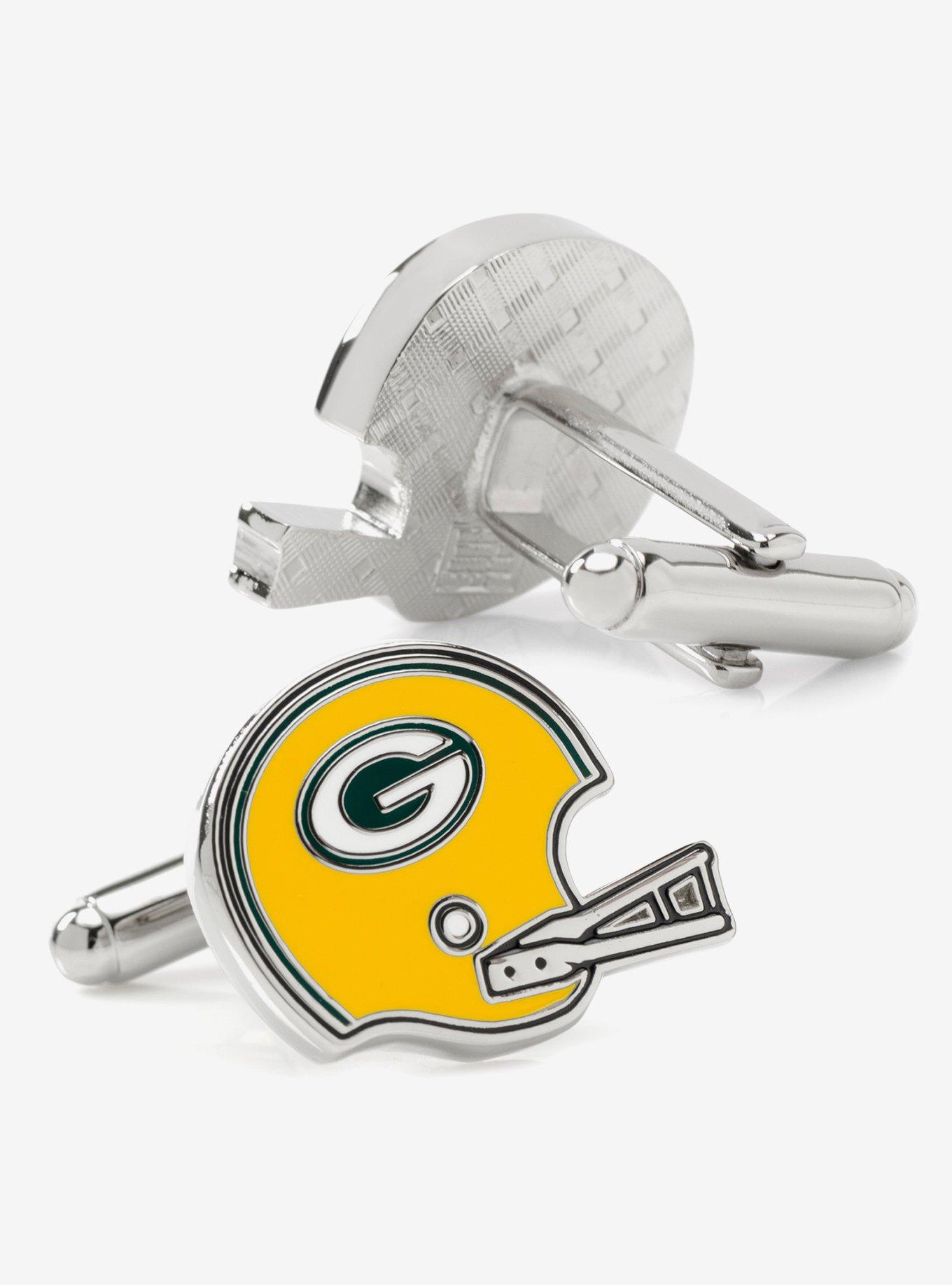 NFL Green Bay Packers Throwback Helmet Cufflinks, , hi-res