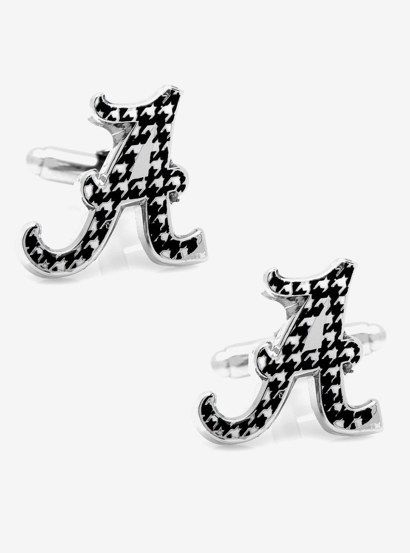 NCAA University of Alabama Houndstooth Cufflinks, , alternate