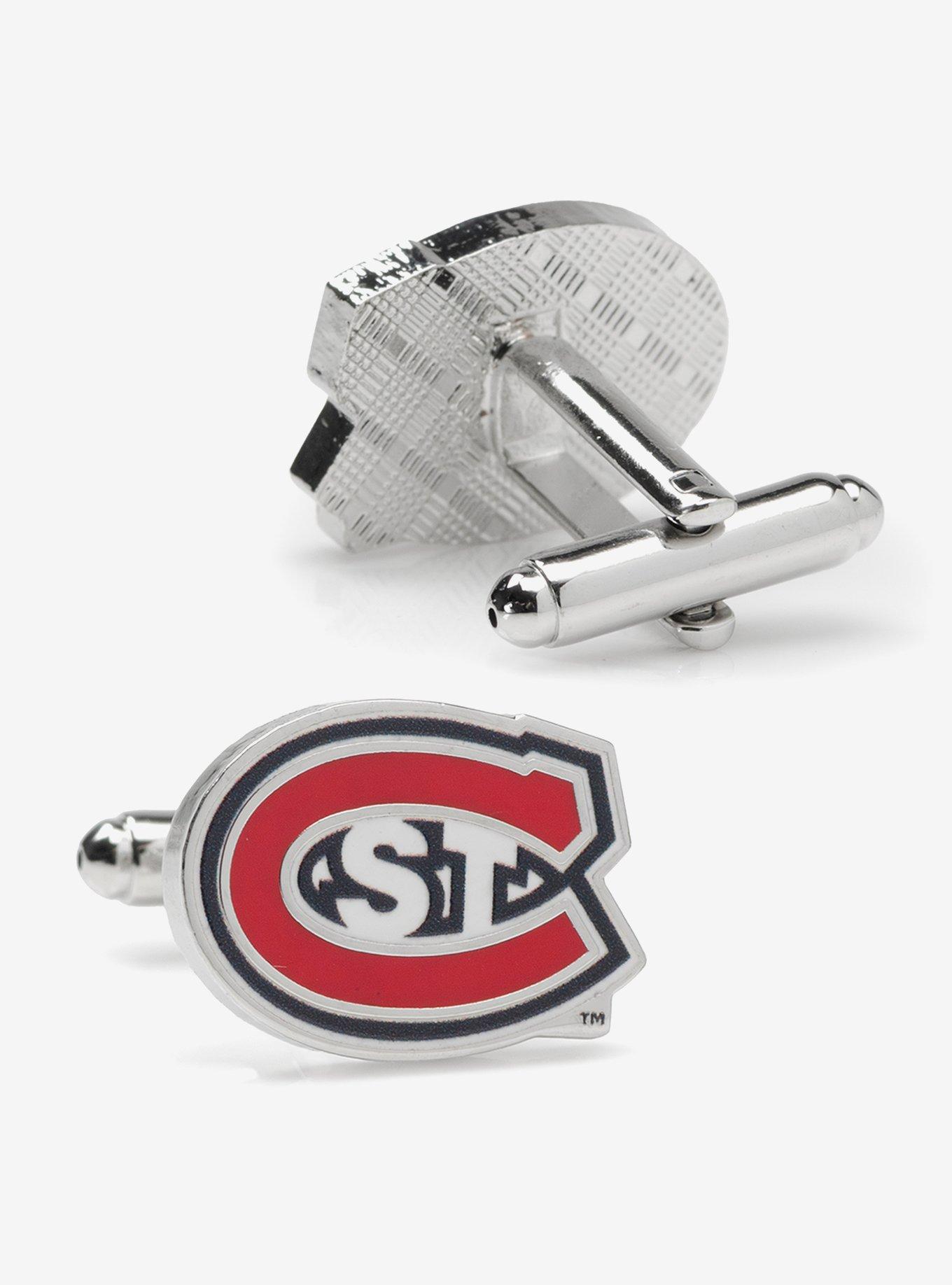 NCAA St. Cloud State Husky Mascot Cufflinks