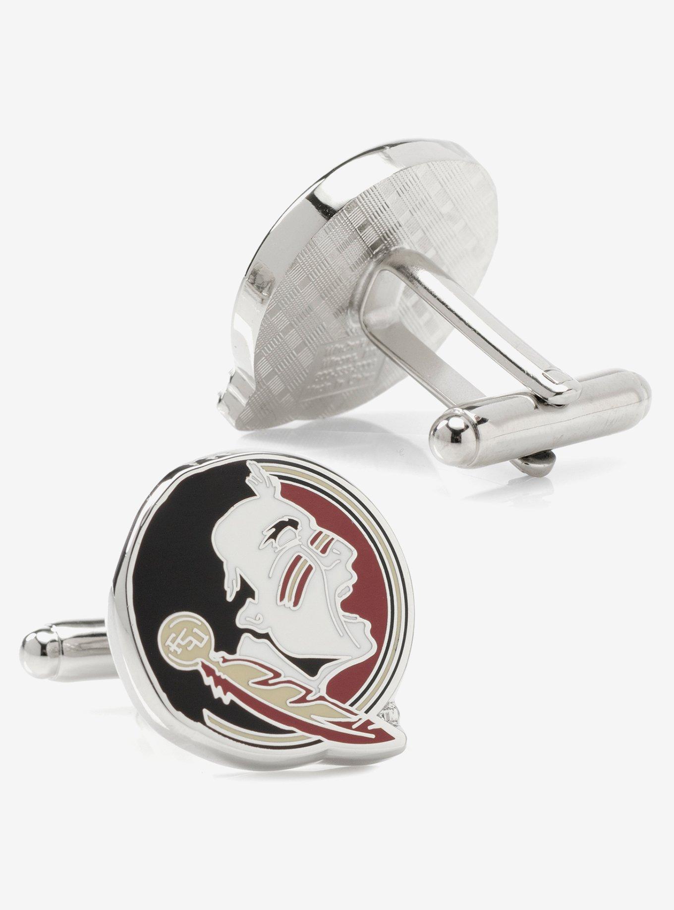 NCAA Florida State Seminole Head Cufflinks, , hi-res