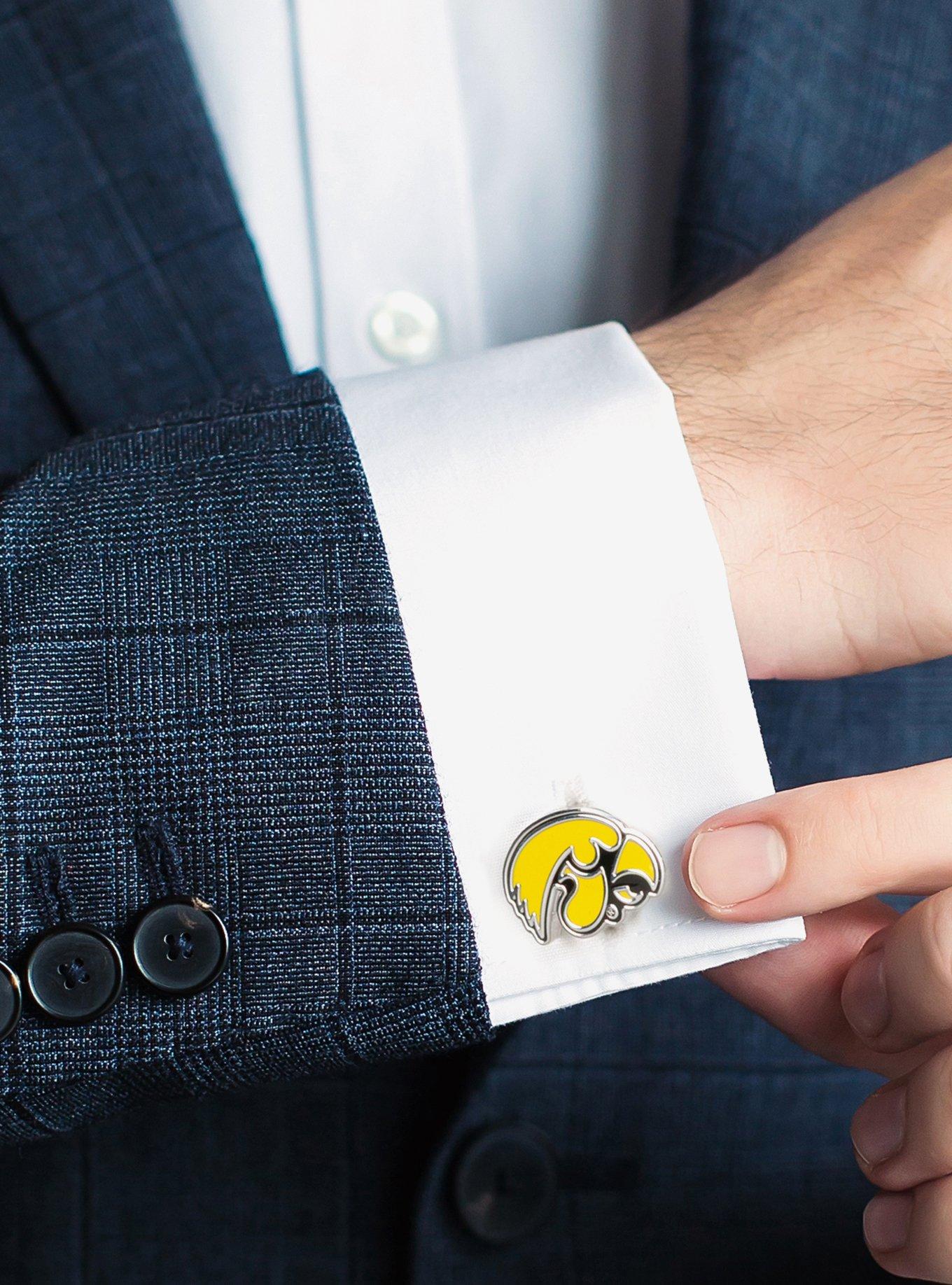 NCAA University of Iowa Hawkeyes Cufflinks, , hi-res
