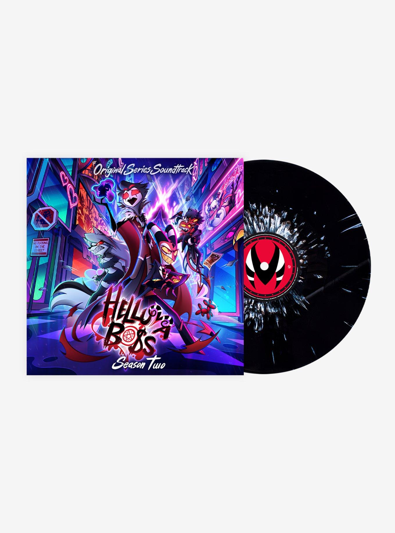 Helluva Boss Season Two Original Series Soundtrack (Black Splatter Edition) Vinyl Record  - BoxLunch Exclusive, , hi-res