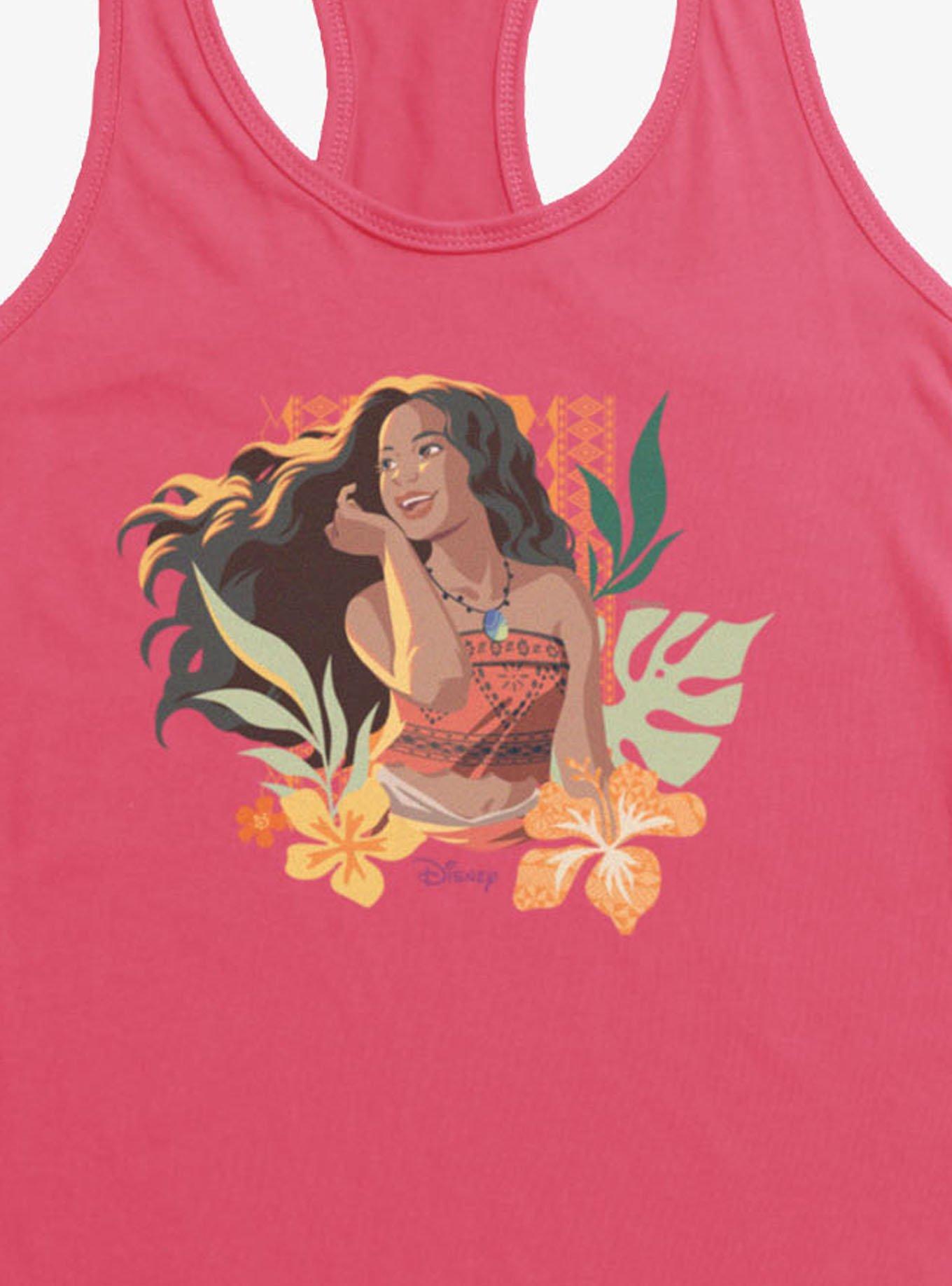 Disney Moana Sunrise Breeze Womens Tank Top, HOT PINK, alternate - view 2
