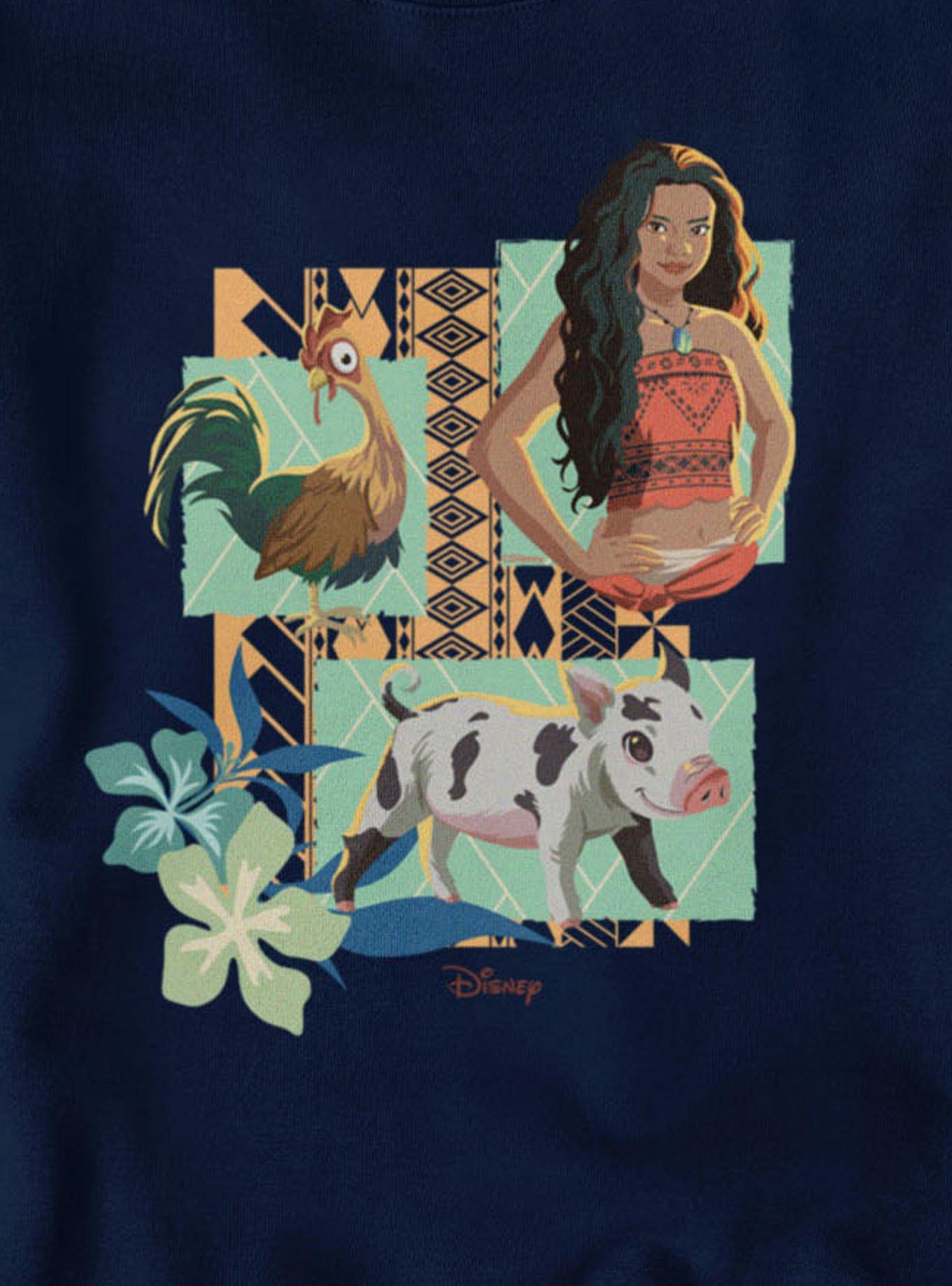 Disney Moana Hei Hei And Pua Panels Sweatshirt, , hi-res