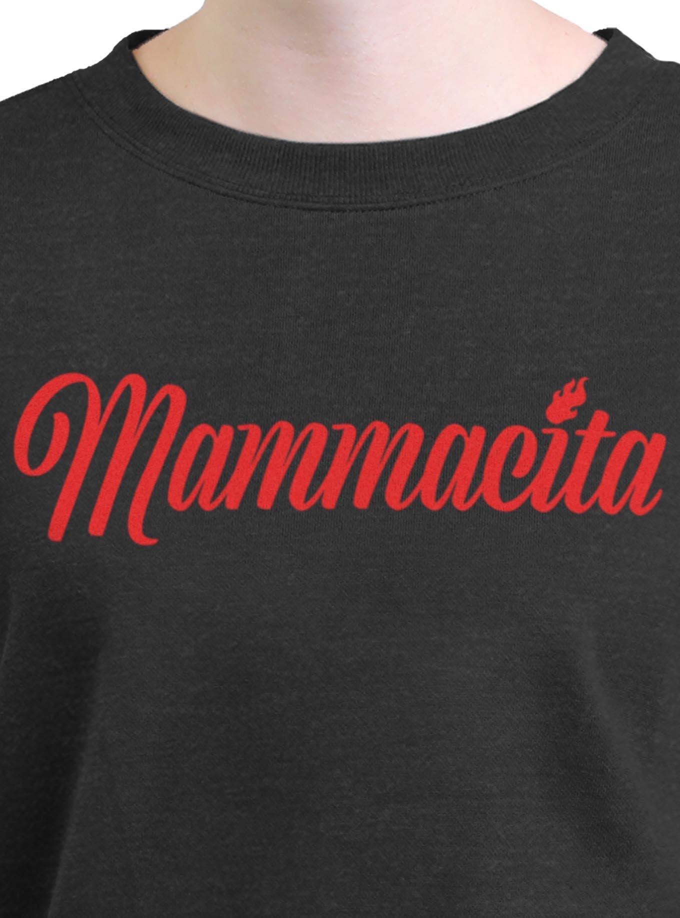 Mammacita Girls Oversized Sweatshirt, CHAR HTR, alternate