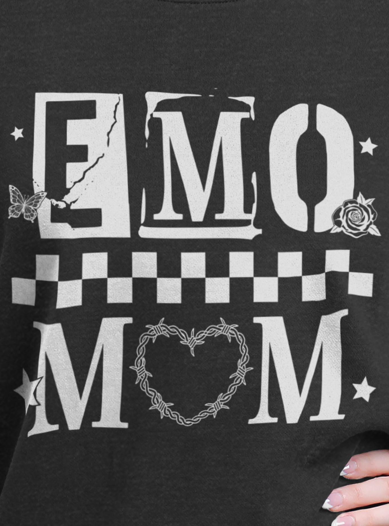 Emo Mom Girls Oversized Sweatshirt, , hi-res