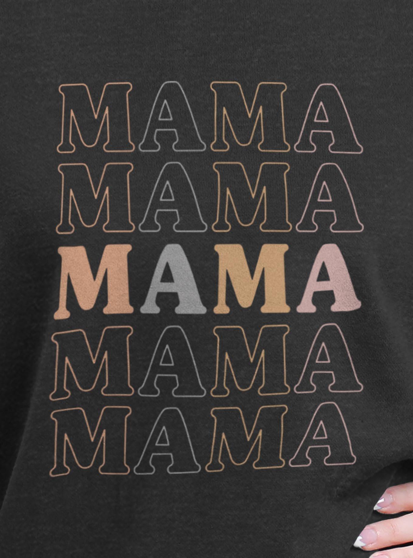 Mama Stacked Girls Oversized Sweatshirt, , hi-res