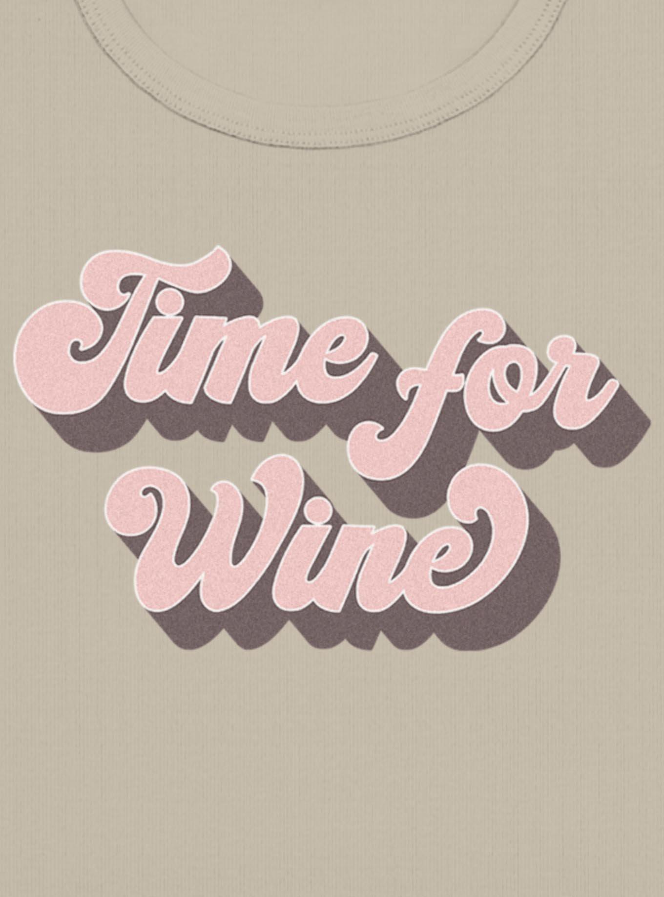 Mom Wine Time Girls Baby T-Shirt, , hi-res