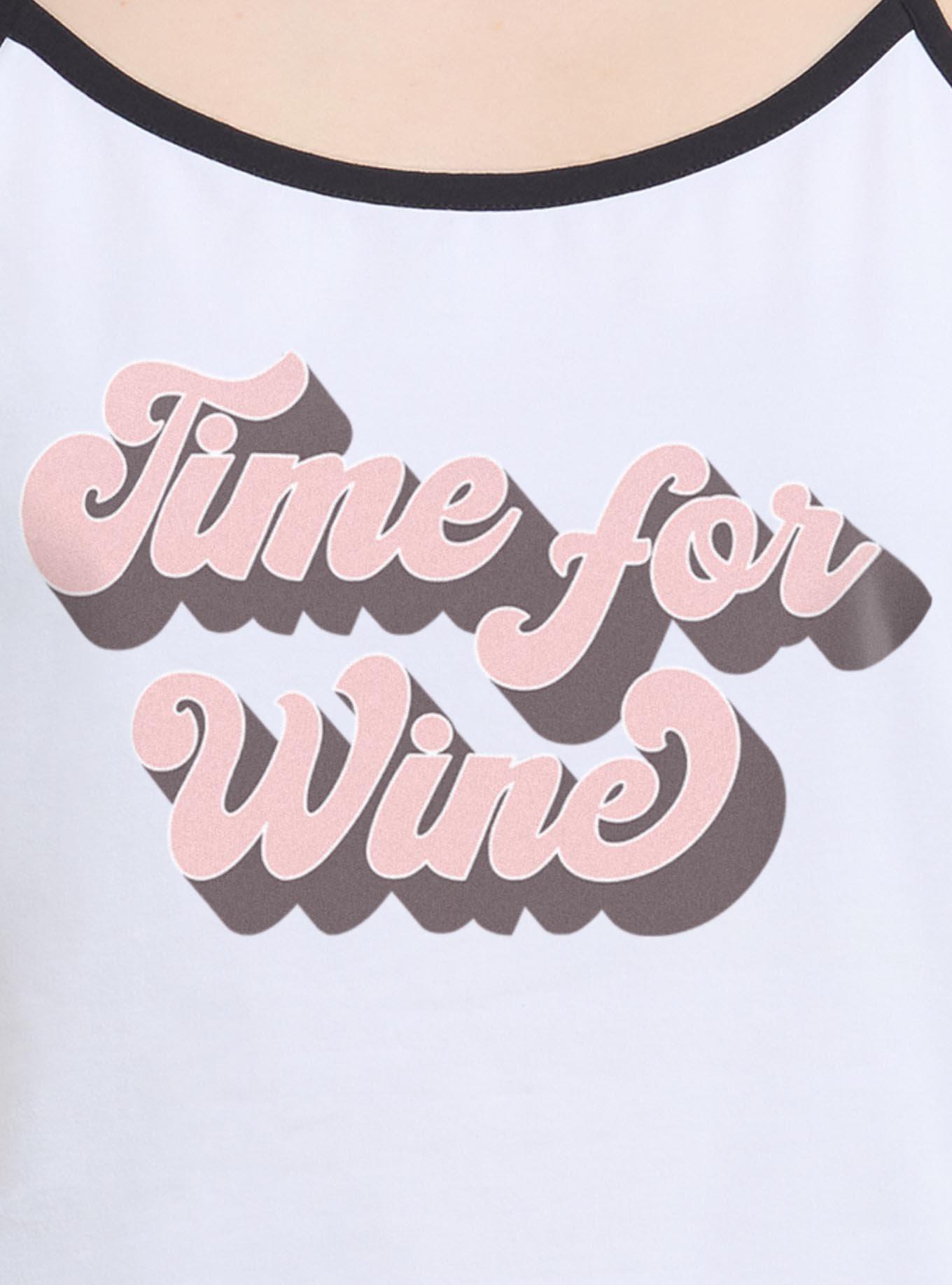Mom Wine Time Girls Cami, , hi-res