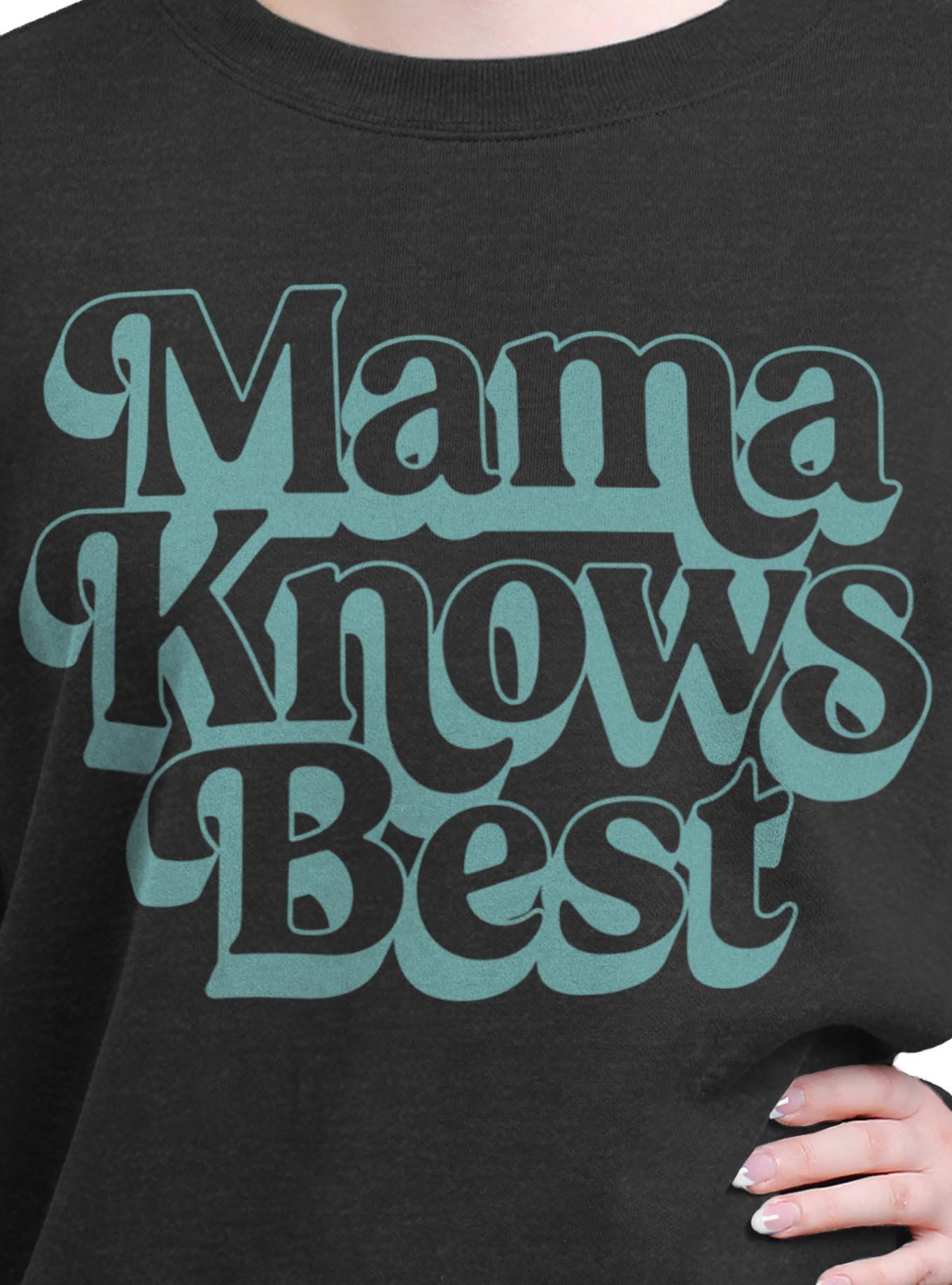Mama Knows Best Girls Oversized Sweatshirt, , hi-res