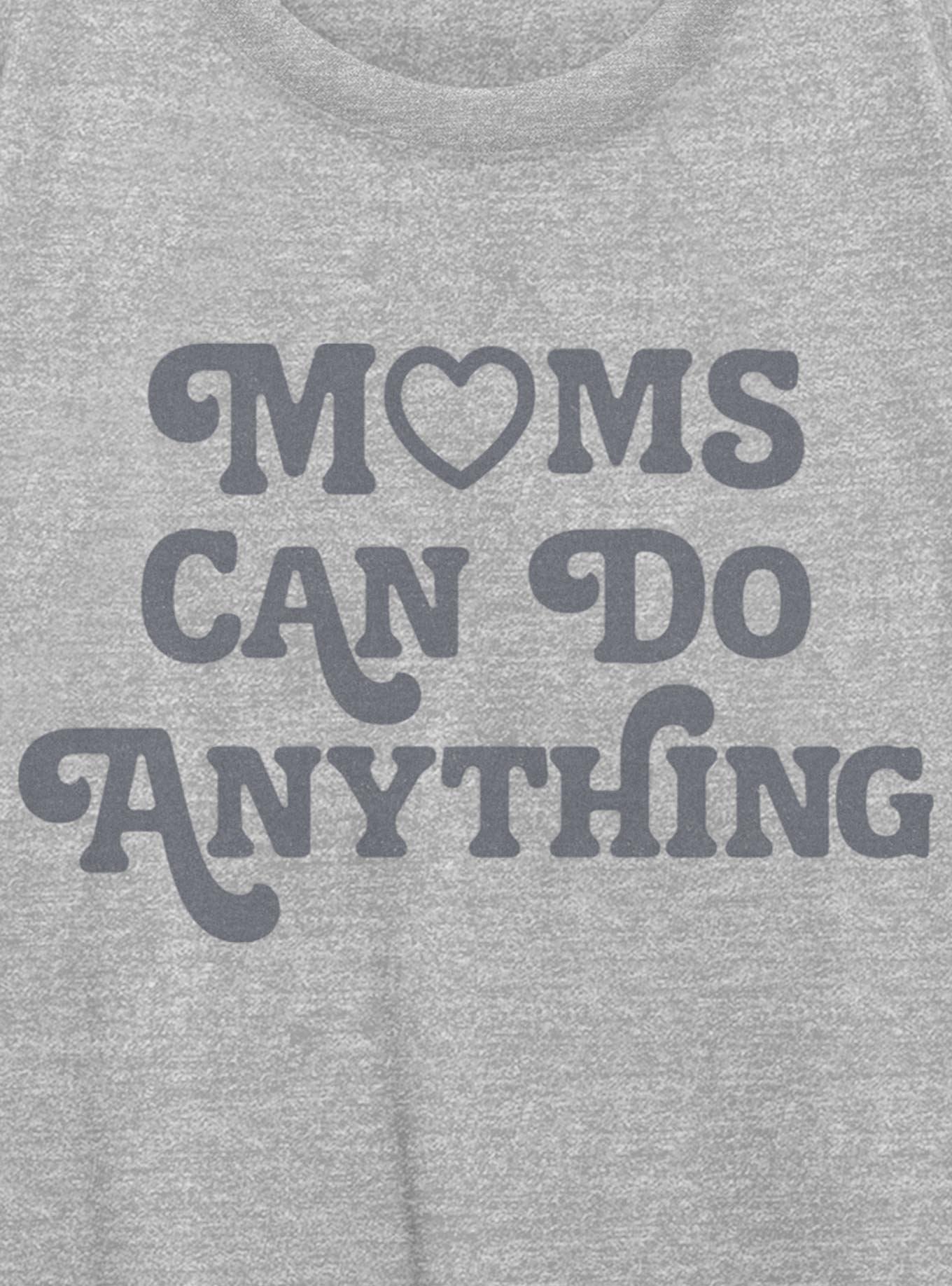 Moms Can Do Anything Girls Oversized T-Shirt, ATH HTR, alternate