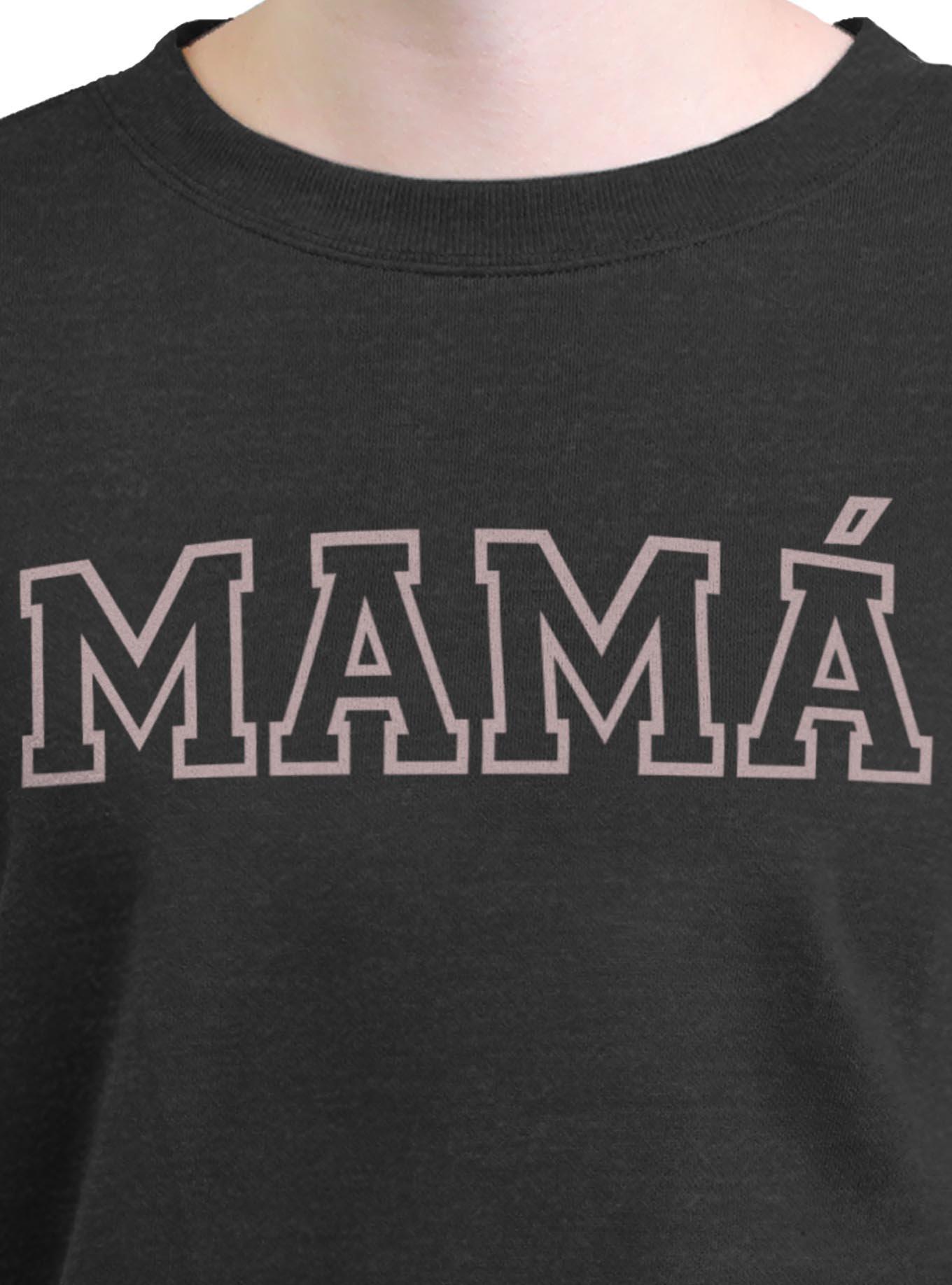 Mama College Girls Oversized Sweatshirt, , hi-res