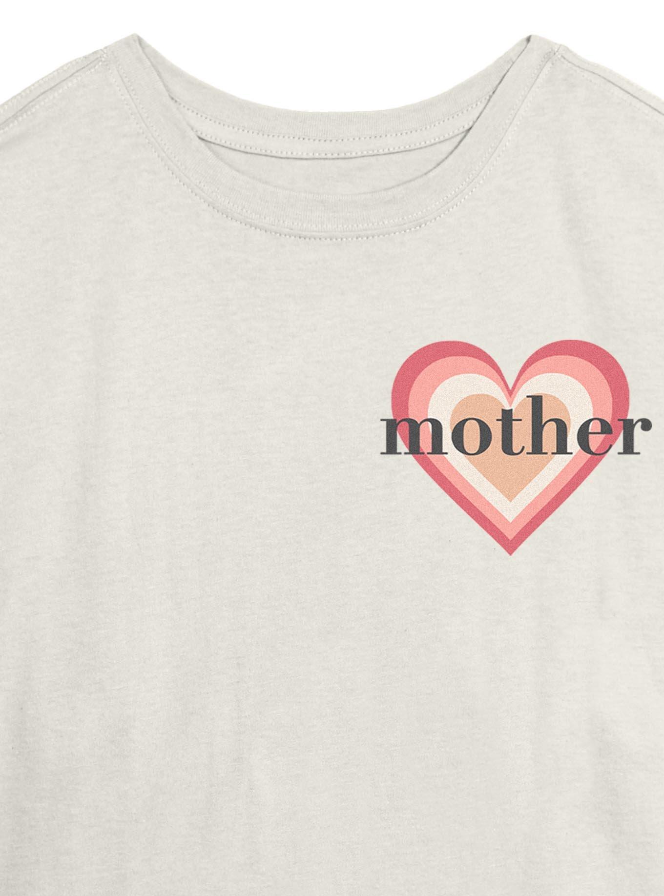 Mother Retro Heart Girls Skimmer T-Shirt, , hi-res