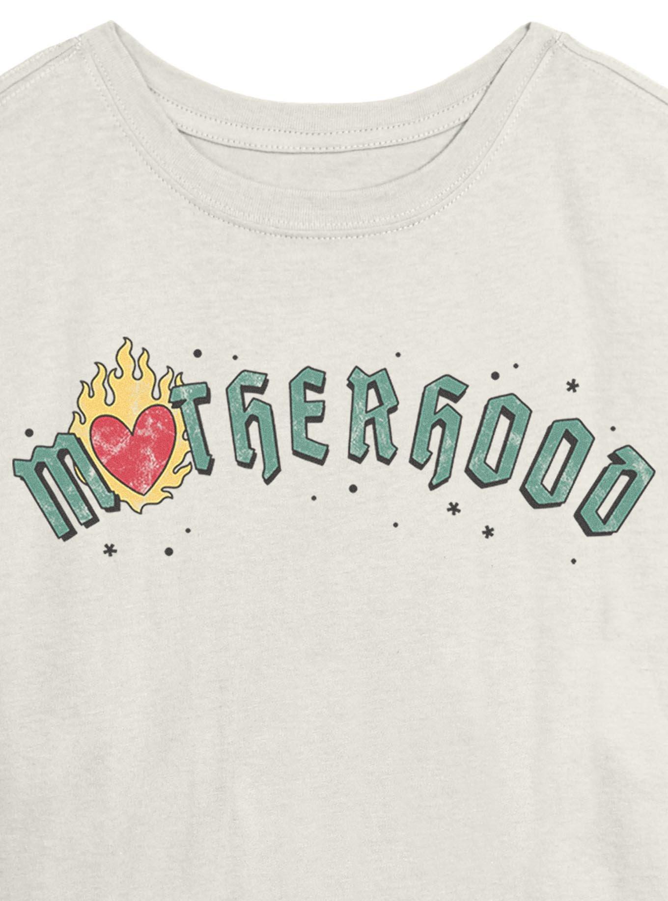 Motherhood Flaming Heart Girls Skimmer T-Shirt, , hi-res