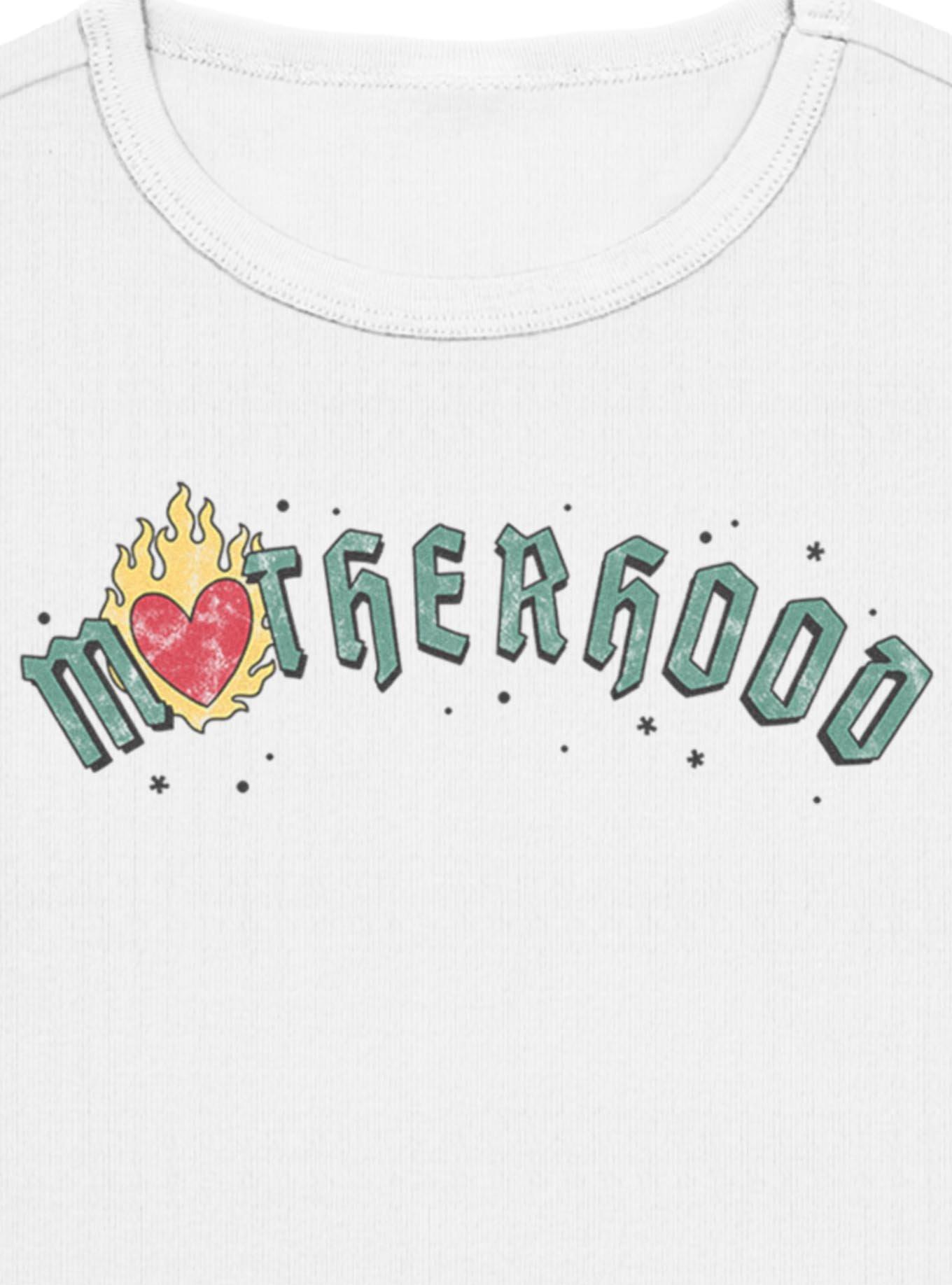 Motherhood Flaming Heart Girls Baby T-Shirt, , hi-res