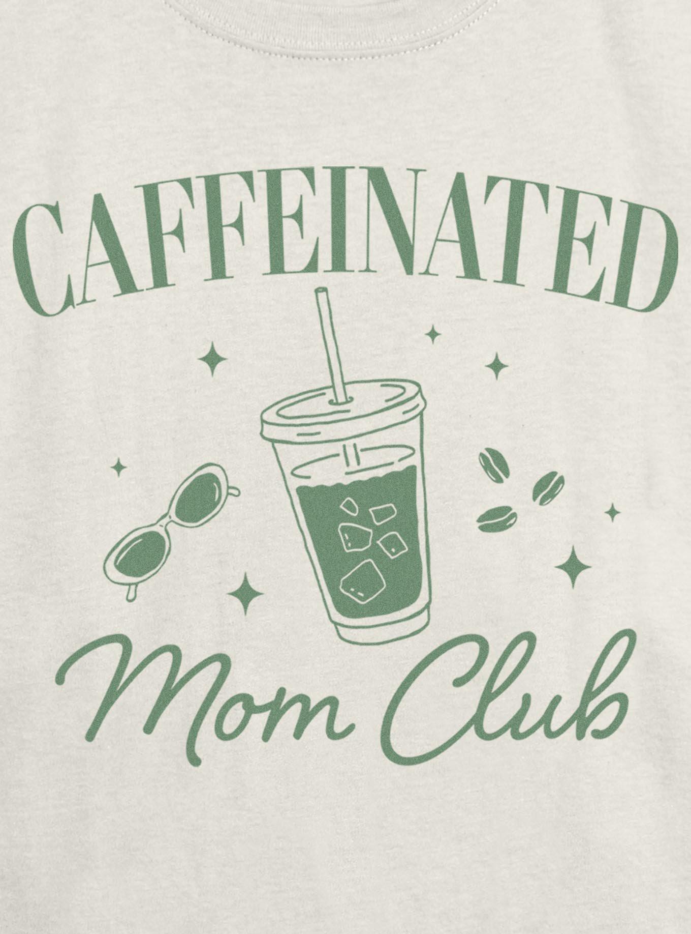 Caffeinated Mom Club Girls Skimmer T-Shirt, , hi-res
