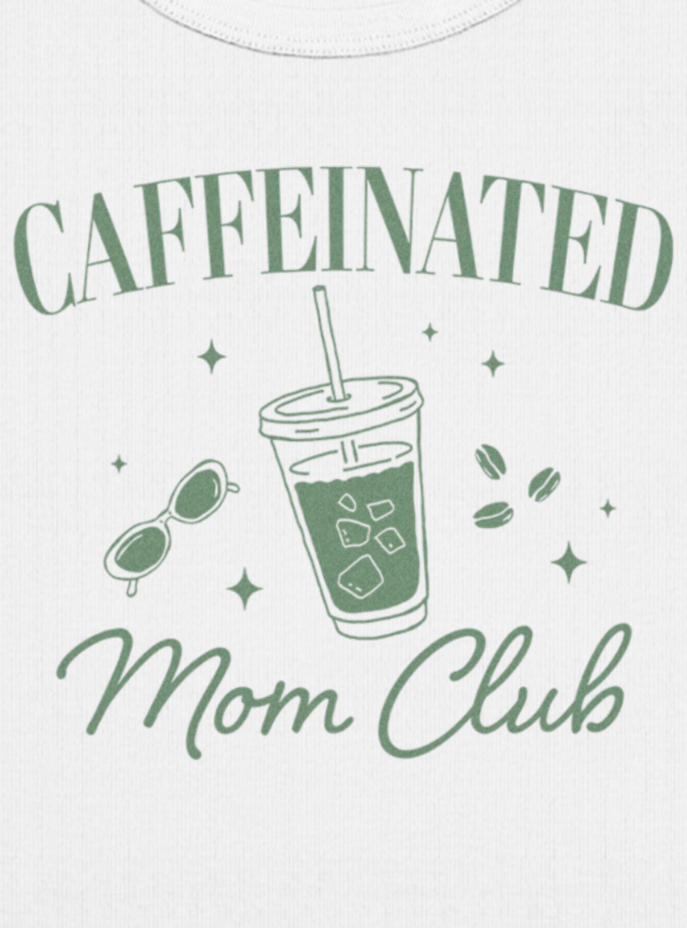 Caffeinated Mom Club Girls Baby T-Shirt, , hi-res