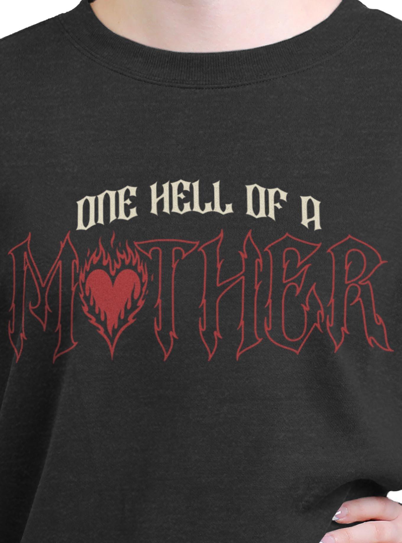 Hell Of A Mother Girls Oversized Sweatshirt, , hi-res