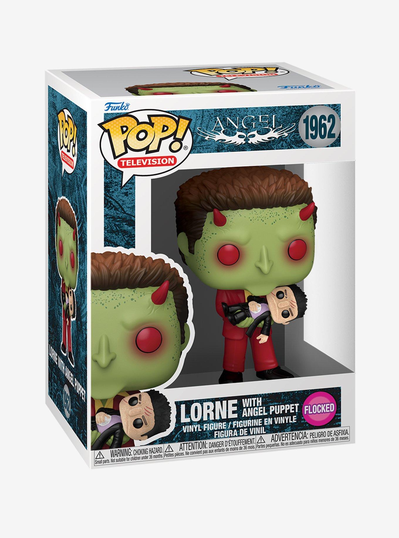 Funko Pop! Television Angel Lorne and Angel Puppet Flocked Vinyl Figure, , alternate - view 2