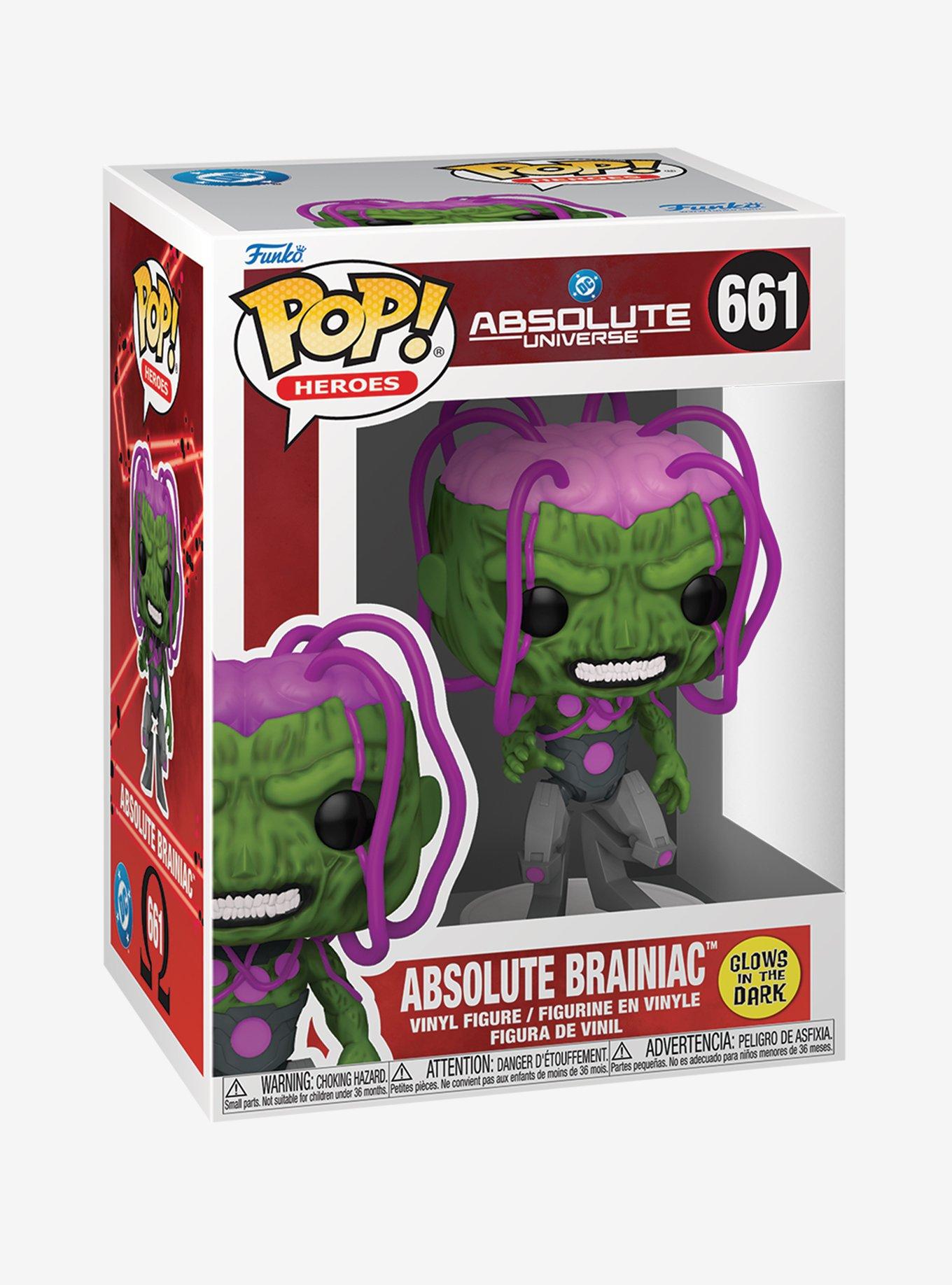 Funko Pop! Heroes DC Comics Absolute Universe Absolute Brainiac Glow-in-the-Dark Vinyl Figure, , alternate - view 3
