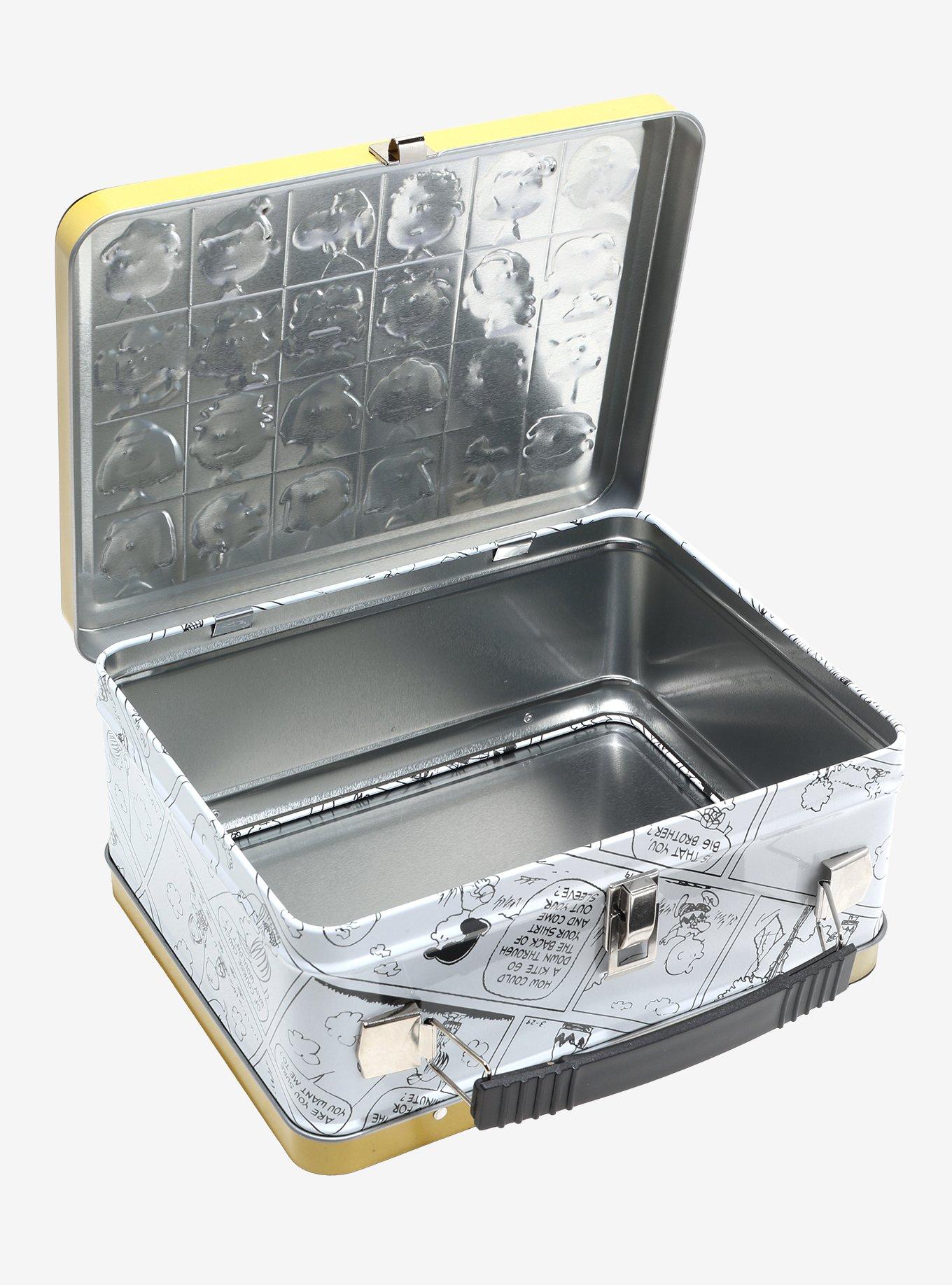 Peanuts Character Grid Tin Lunch Box, , alternate - view 3