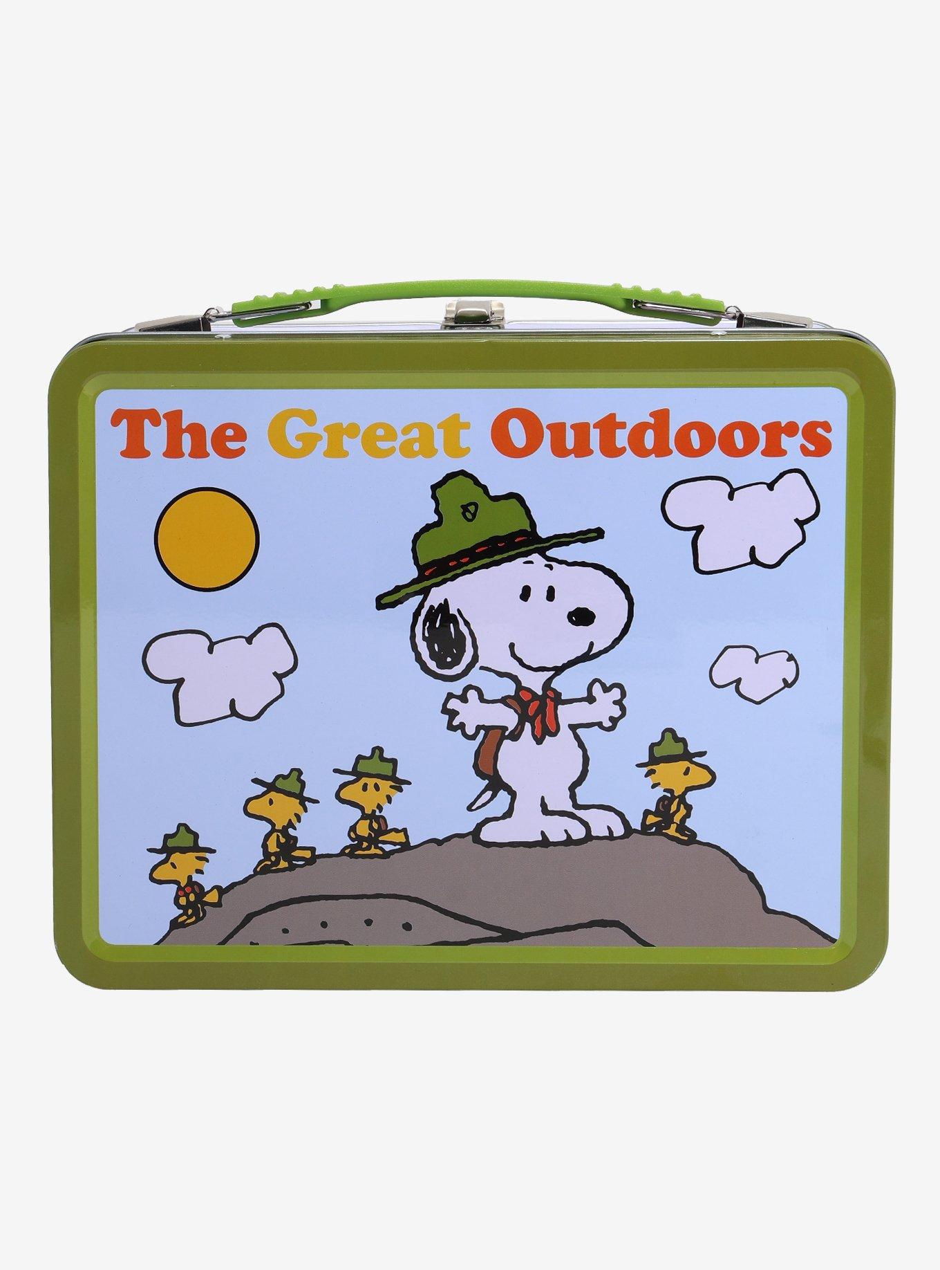Peanuts Camp Snoopy Tin Lunch Box, , hi-res