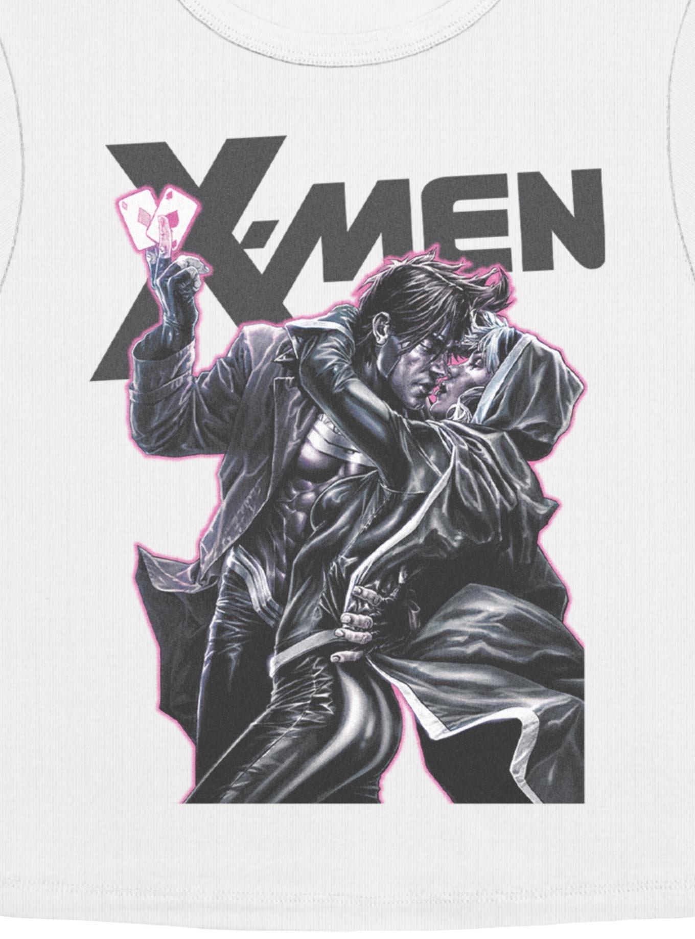 Marvel X-Men Rogue & Gambit Kiss Girls Baby T-Shirt Hot Topic Exclusive, , hi-res