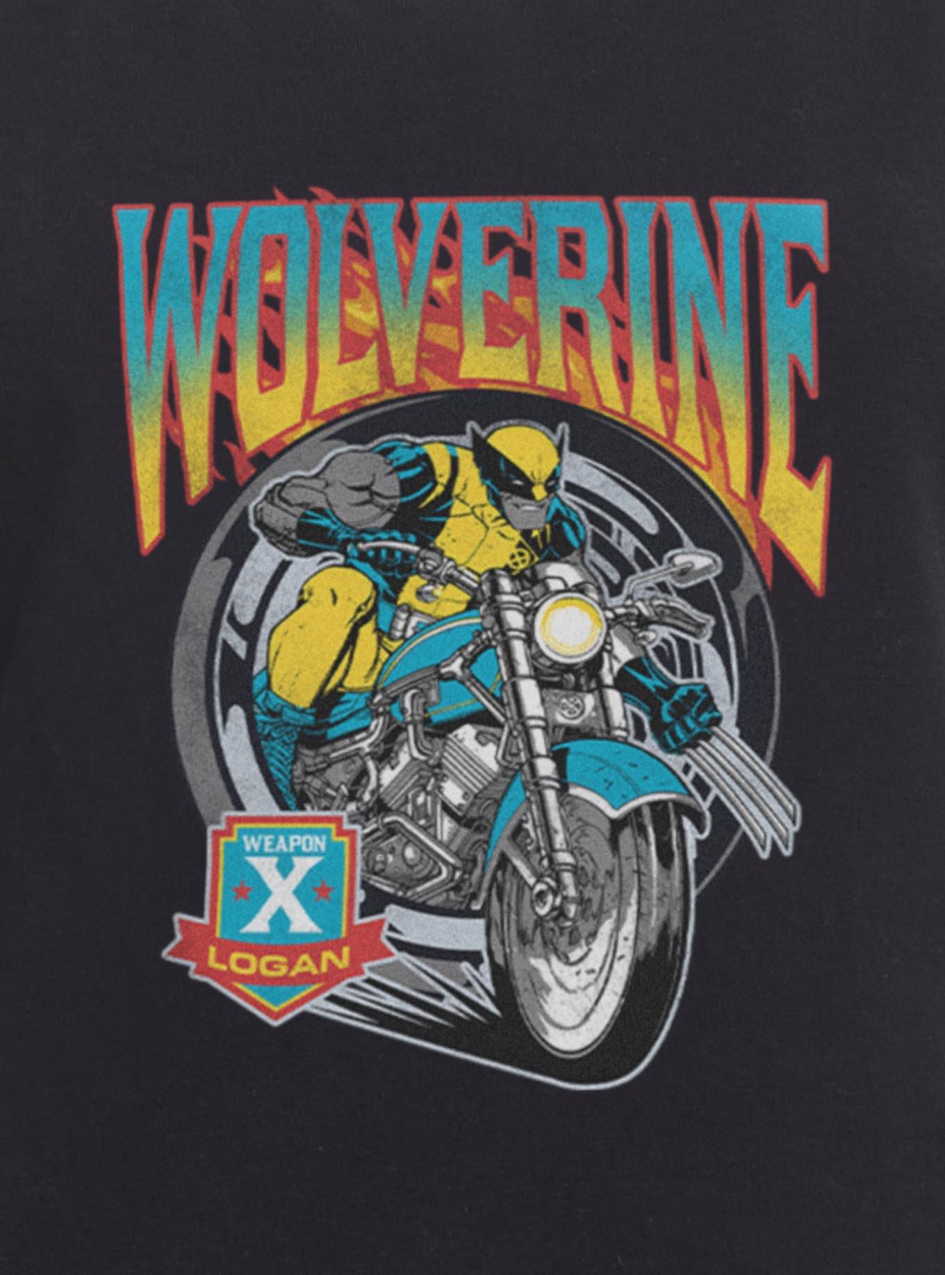 Marvel X-Men Wolverine Flames And Wheels Girls Cami Hot Topic Exclusive, , hi-res