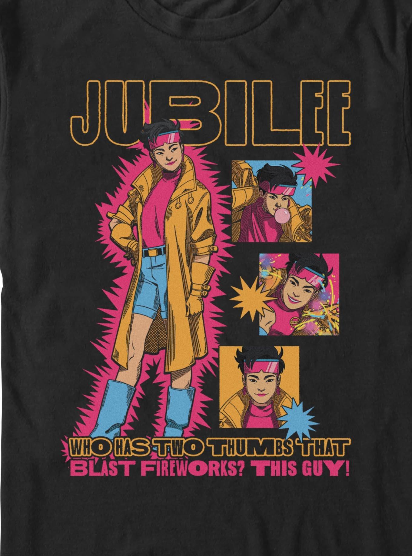 Marvel X-Men '97 Jubilee T-Shirt Hot Topic Exclusive, , hi-res