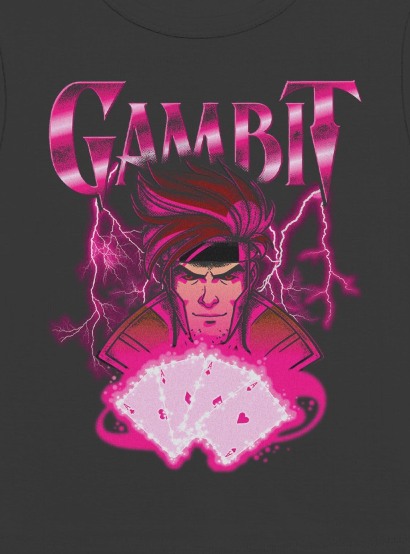 Marvel X-Men '97 Gambit Cards Girls Baby T-Shirt Hot Topic Exclusive, , hi-res
