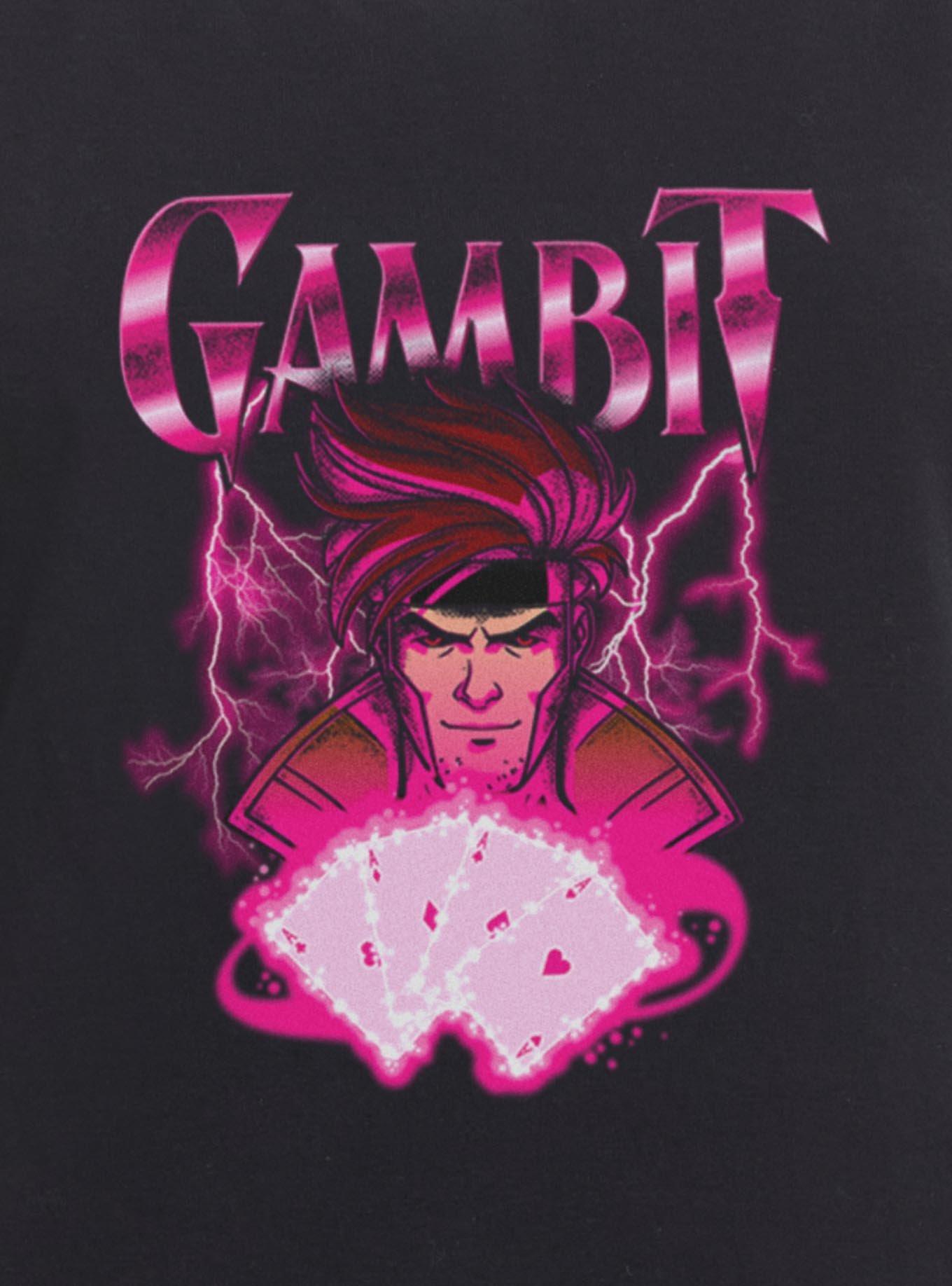 Marvel X-Men '97 Gambit Cards Girls Cami Hot Topic Exclusive, BLACK, alternate