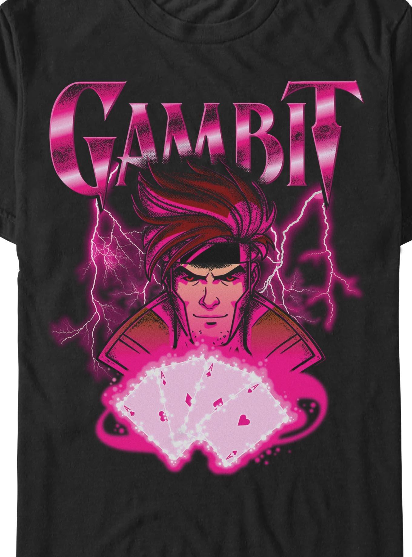 Marvel X-Men '97 Gambit Cards T-Shirt Hot Topic Exclusive, , hi-res